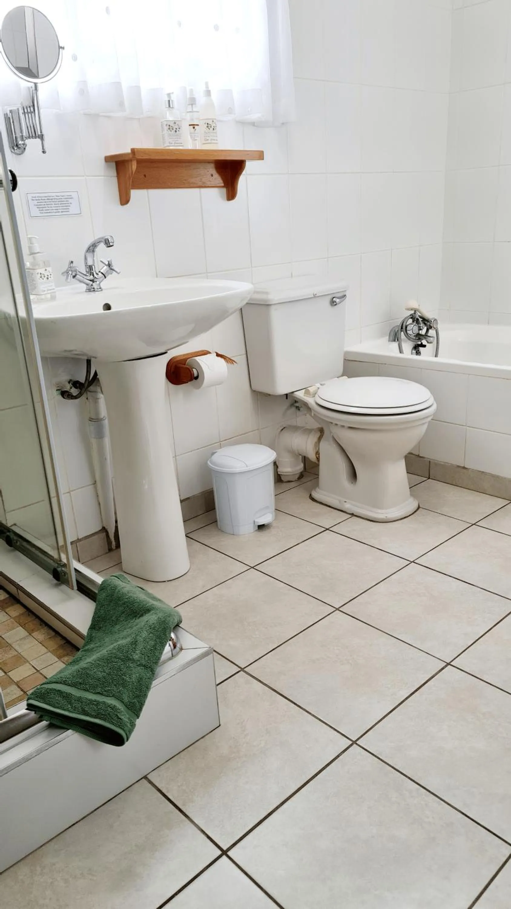 Shower in Pumula Lodge 4 Star Guesthouse Knysna