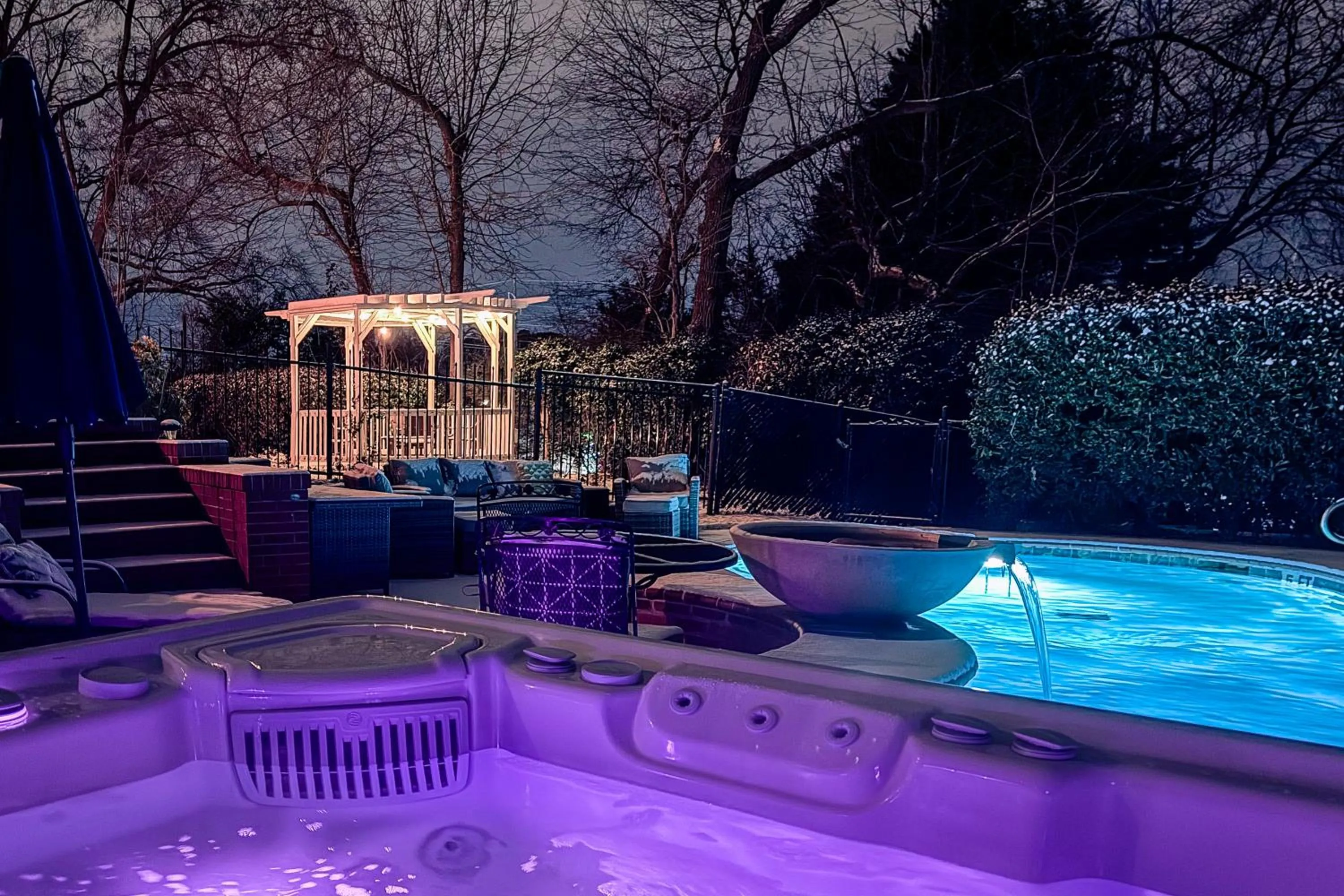 Night in Stone Mountain Manor