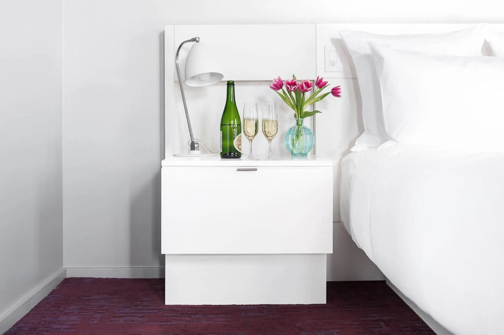 Bed in 21c Museum Hotel Lexington