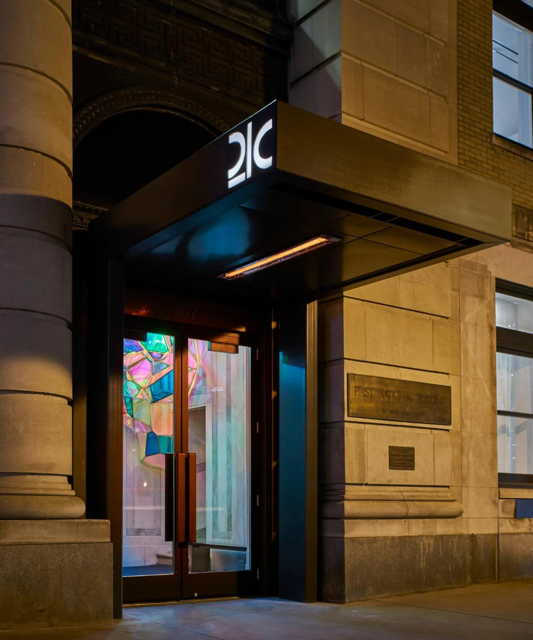 Facade/entrance in 21c Museum Hotel Lexington