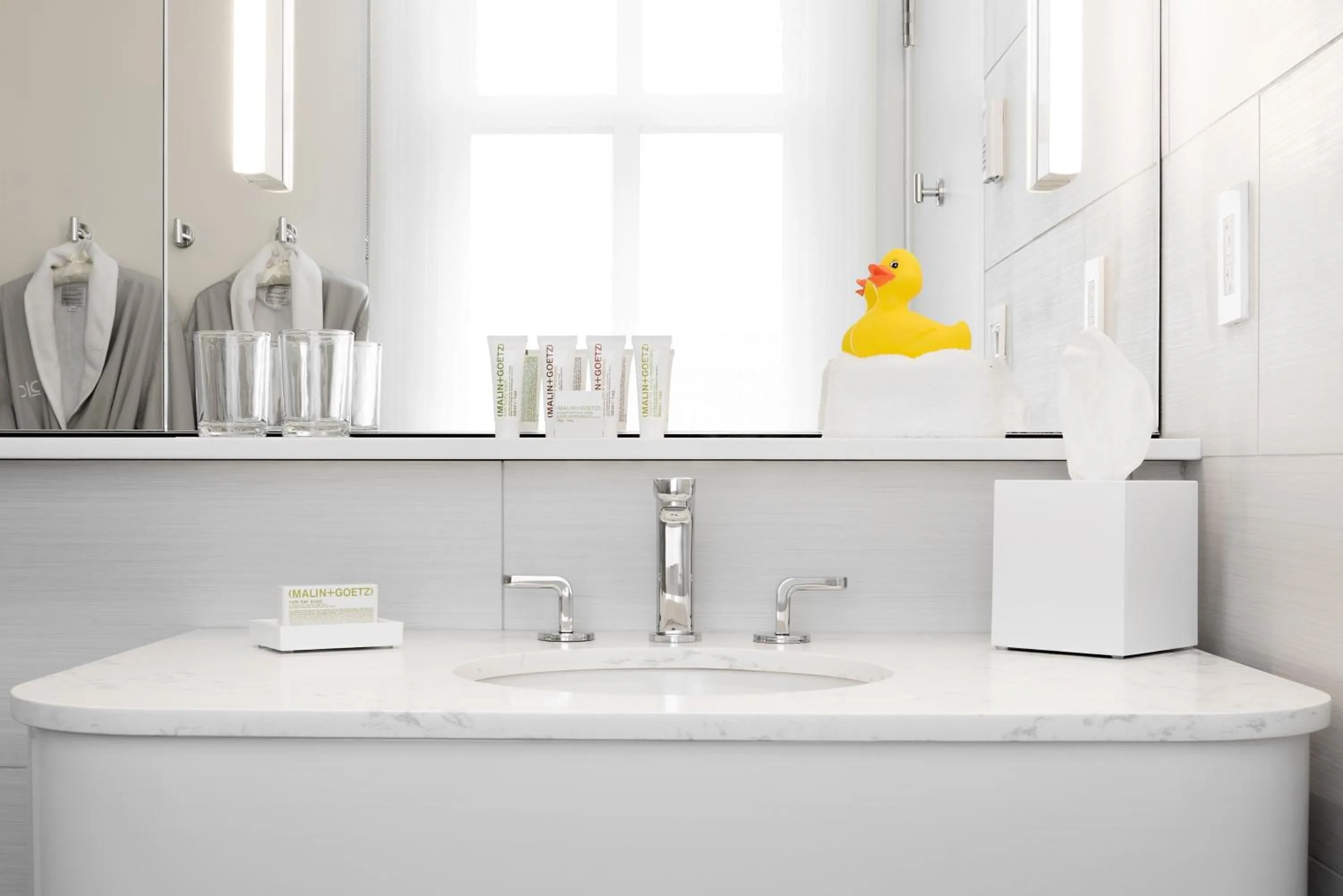 Bathroom in 21c Museum Hotel Lexington