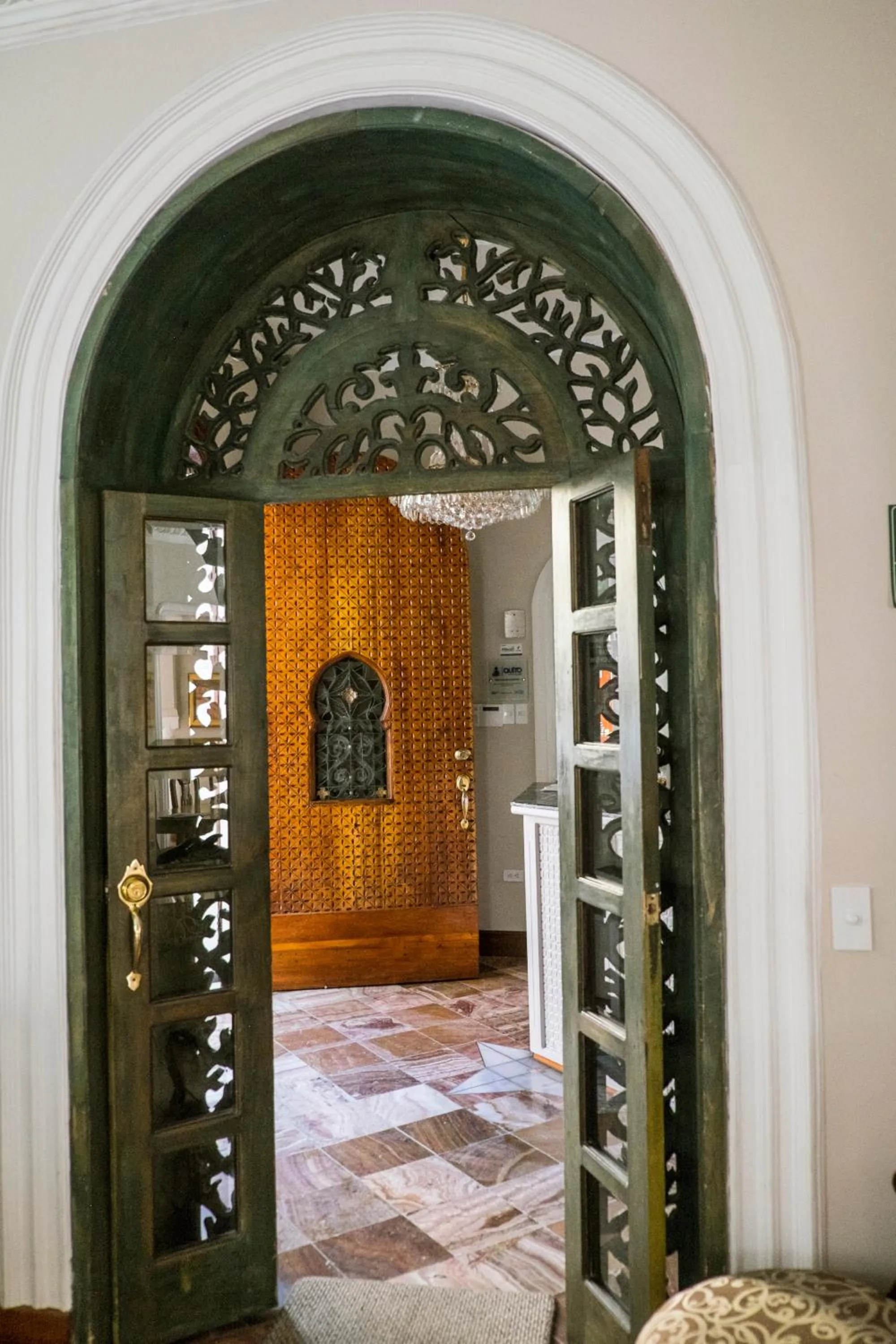 Lobby or reception in La Coupole Hotel