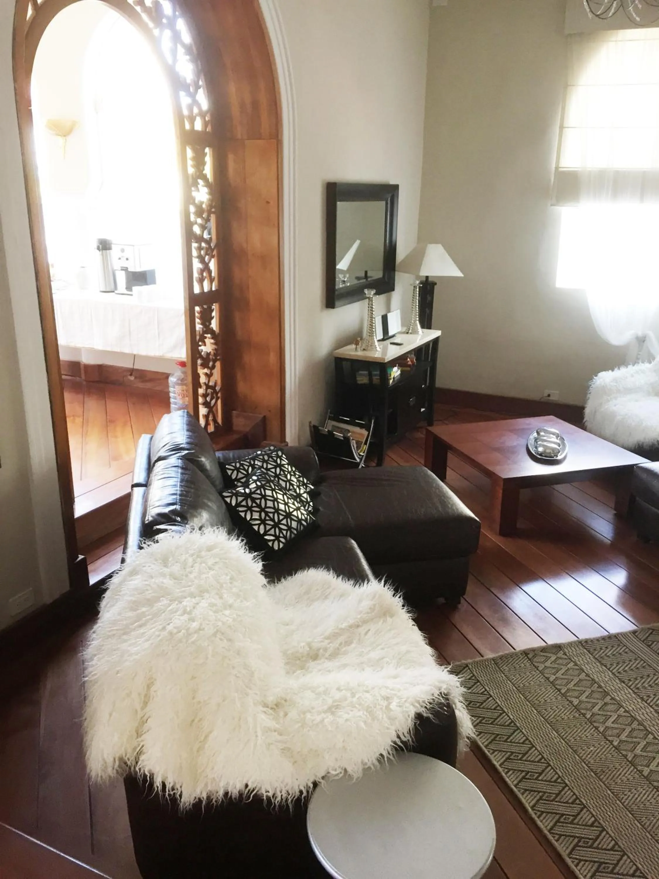 Lounge or bar, Bed in La Coupole Hotel