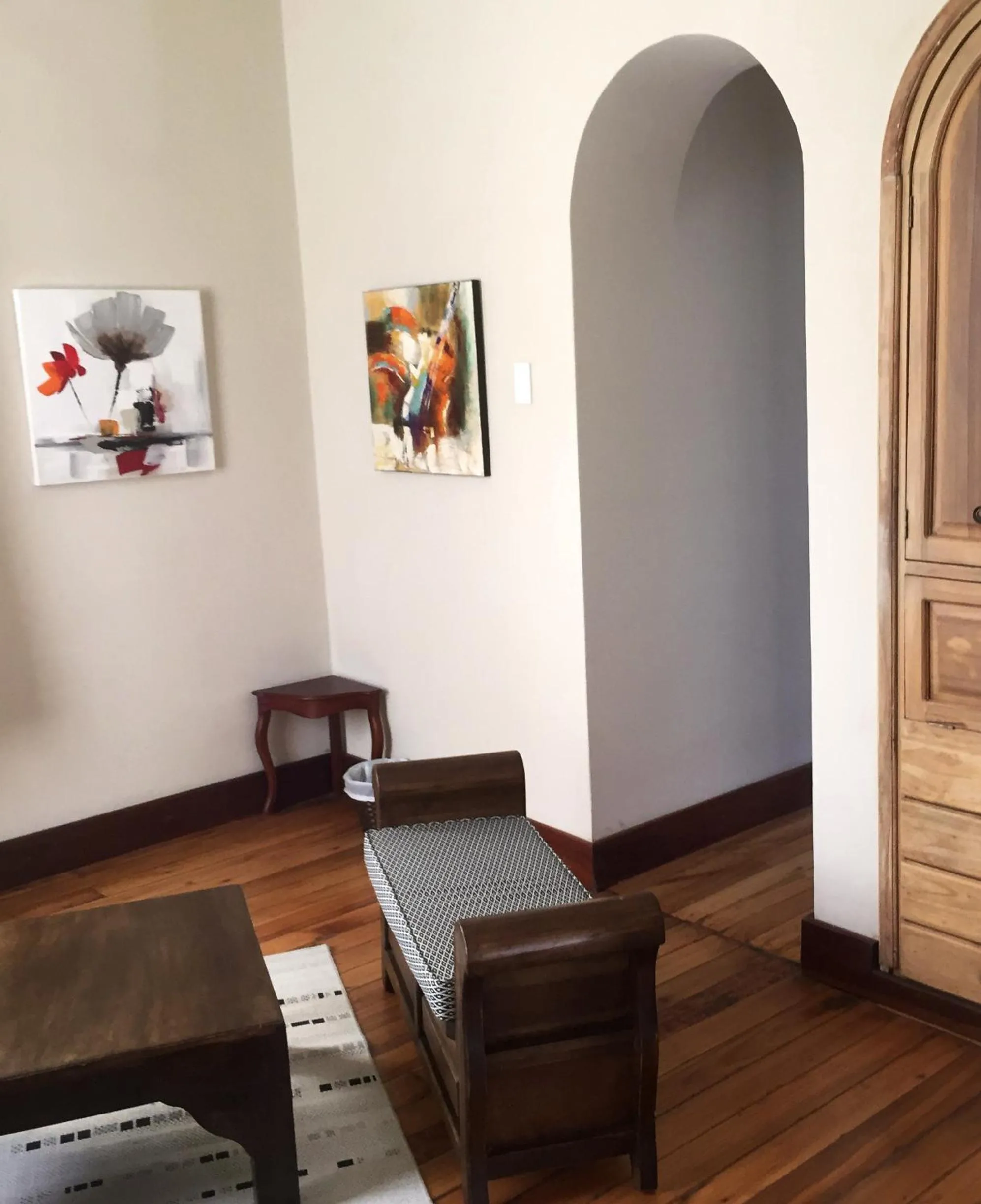 Seating area in La Coupole Hotel