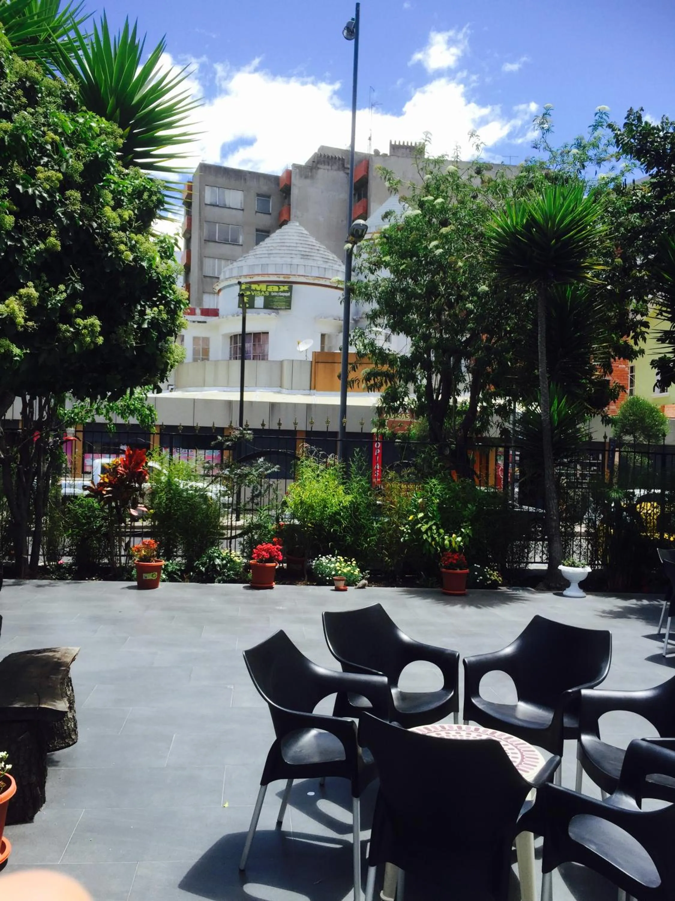 Balcony/Terrace in La Coupole Hotel
