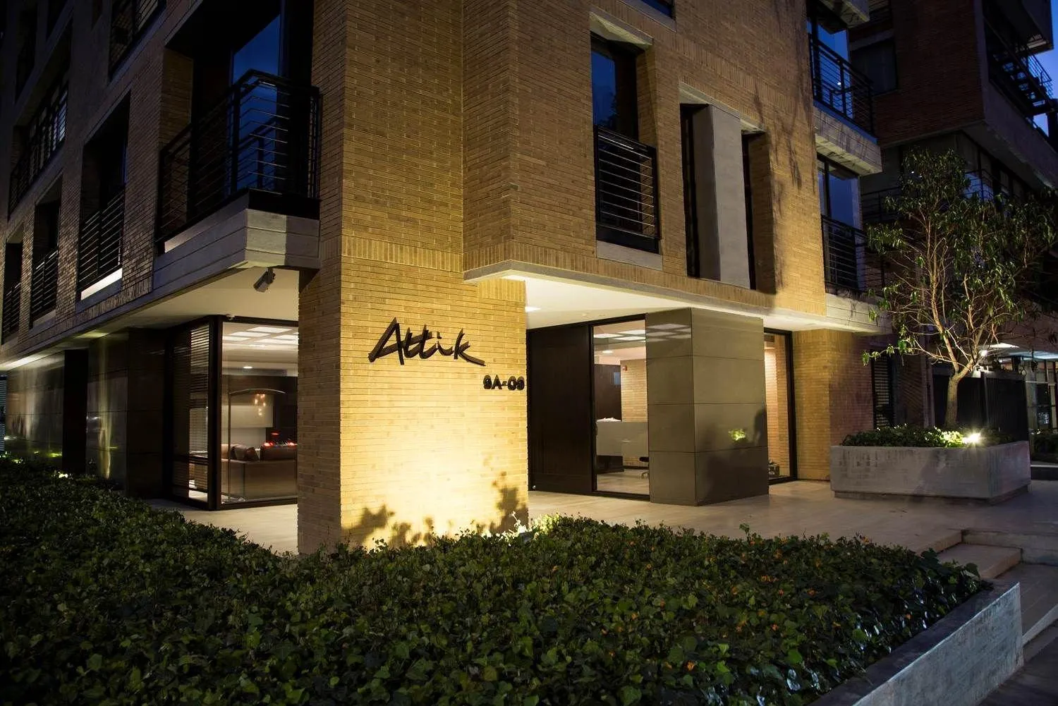 Facade/entrance in Attik Luxury Apts