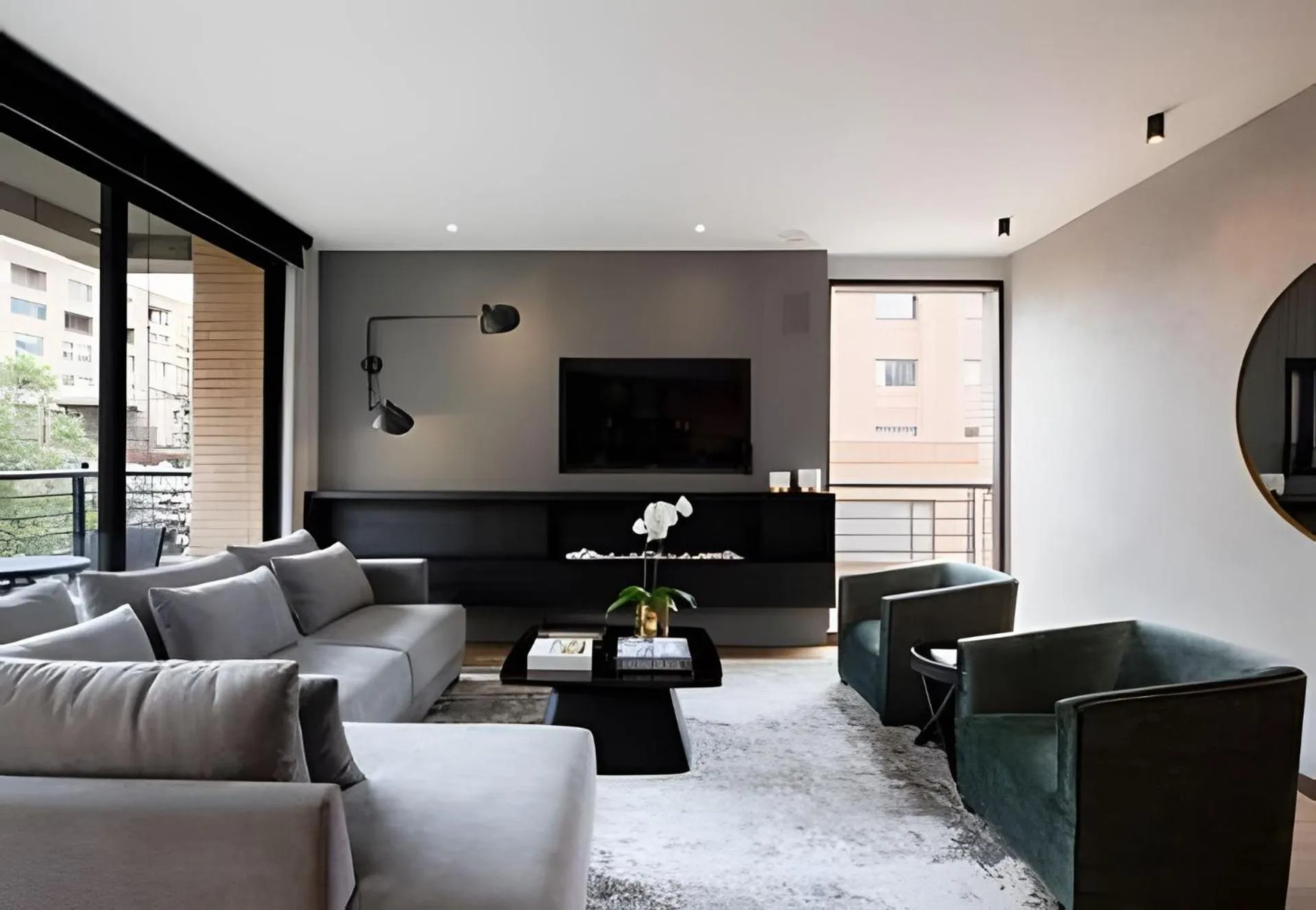 Living room in Attik Luxury Apts