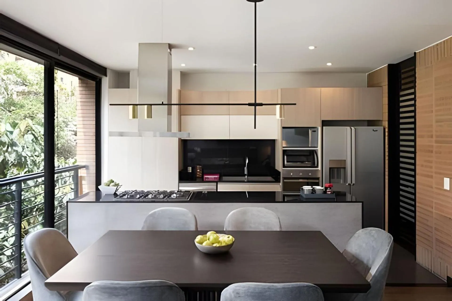 Kitchen or kitchenette in Attik Luxury Apts