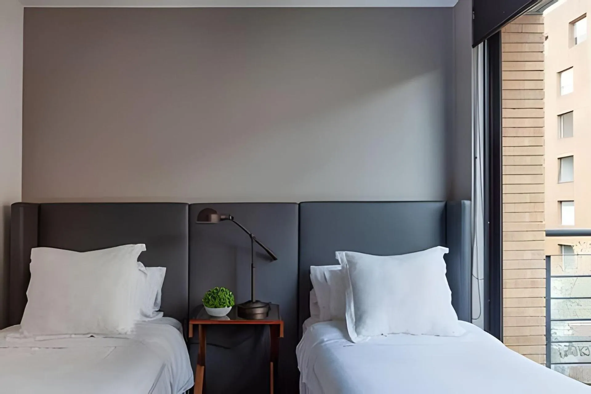 Bed in Attik Luxury Apts