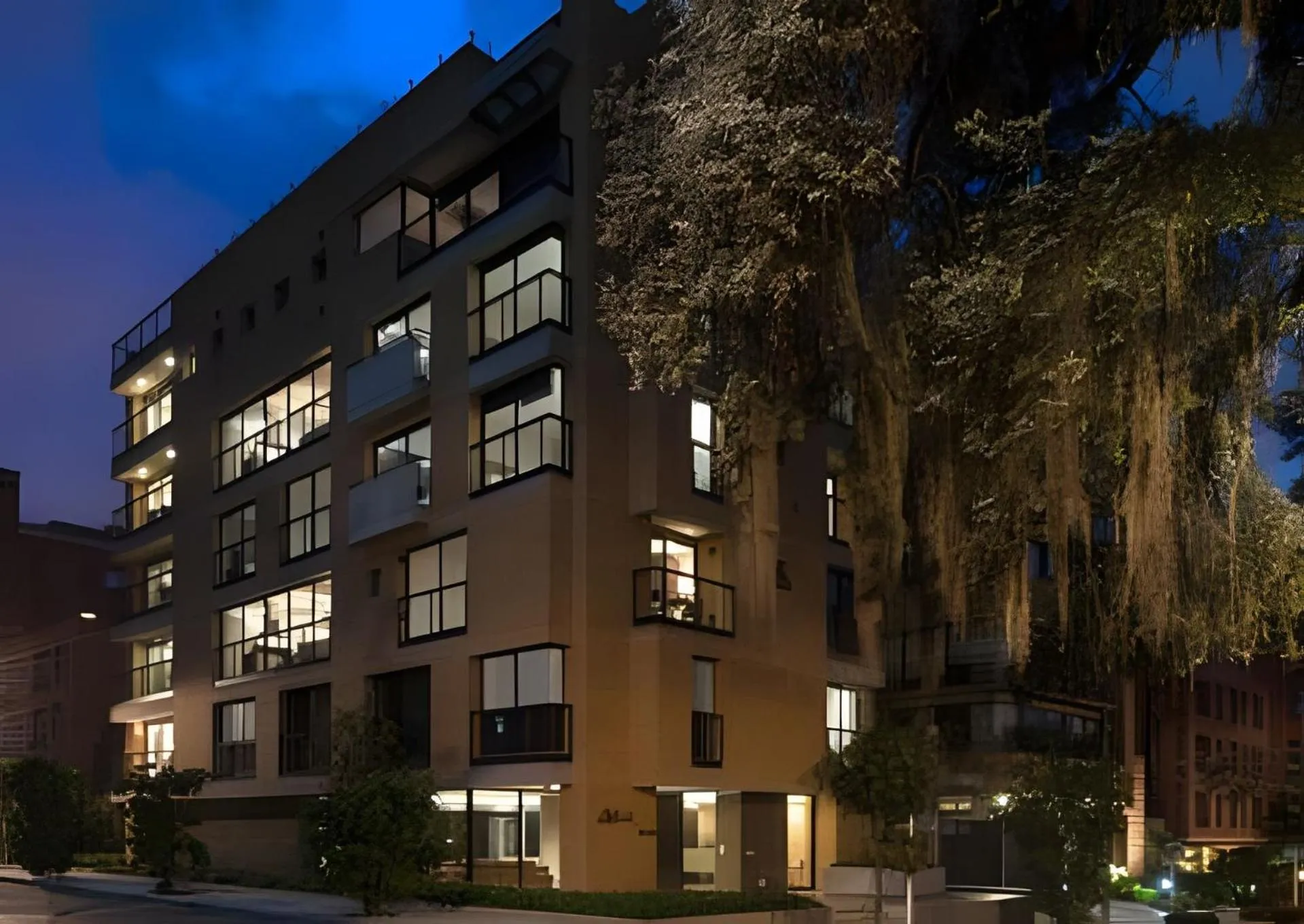 Facade/entrance in Attik Luxury Apts