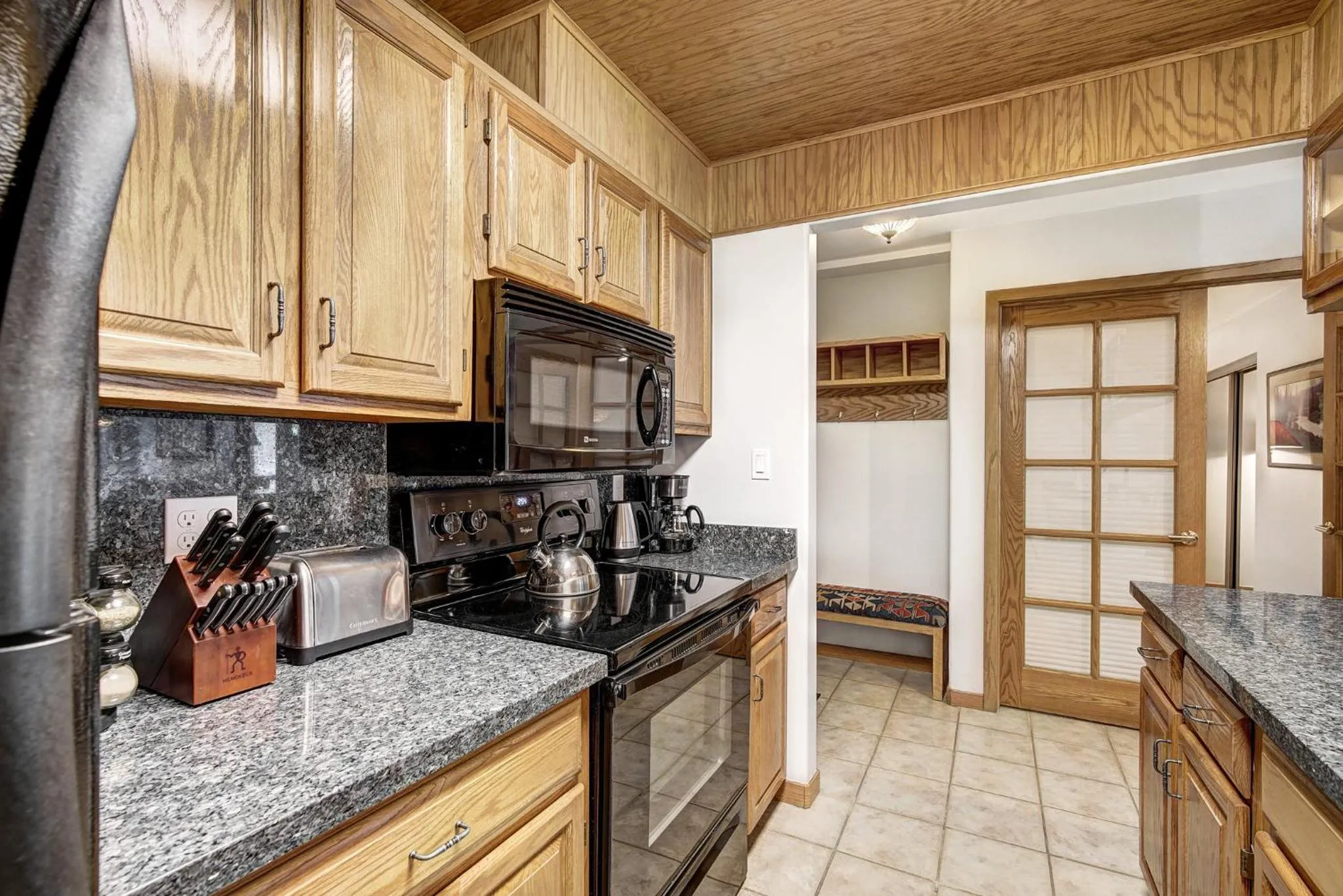 Communal kitchen in Townsend Place, A Vail Resorts Property