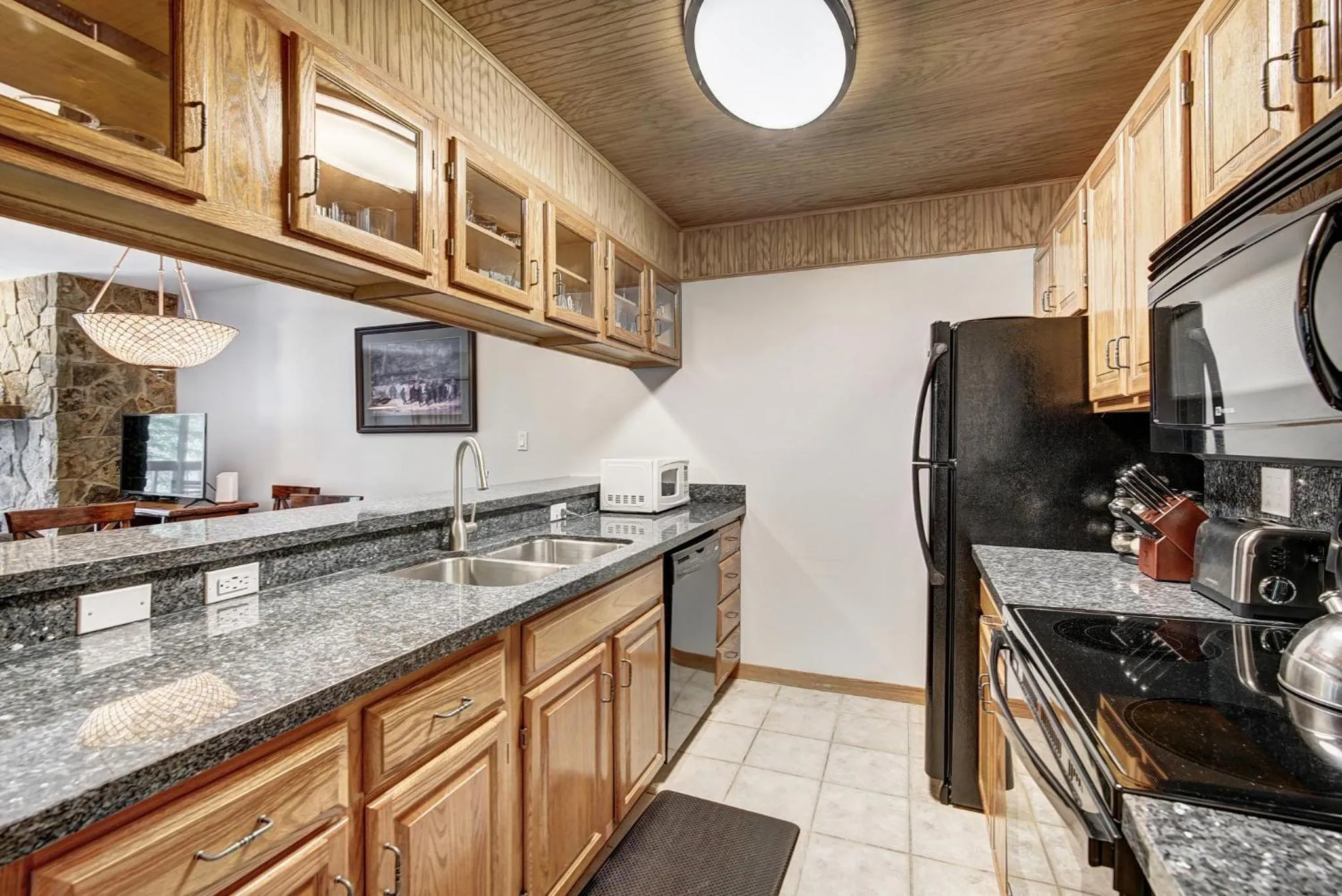 Communal kitchen in Townsend Place, A Vail Resorts Property