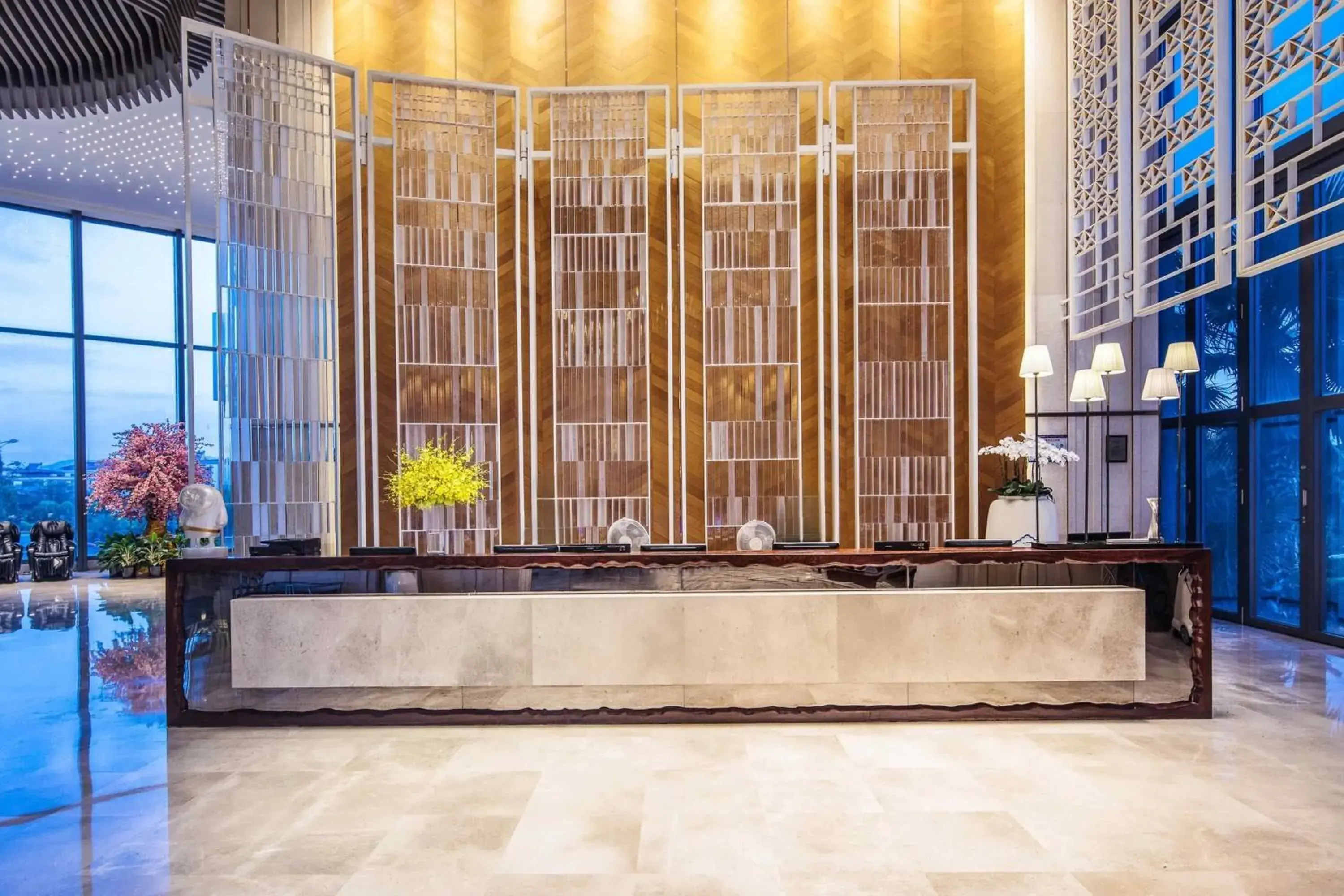 Lobby or reception in Wyndham Sanya Bay Lobby or reception in Wyndham Sanya Bay
