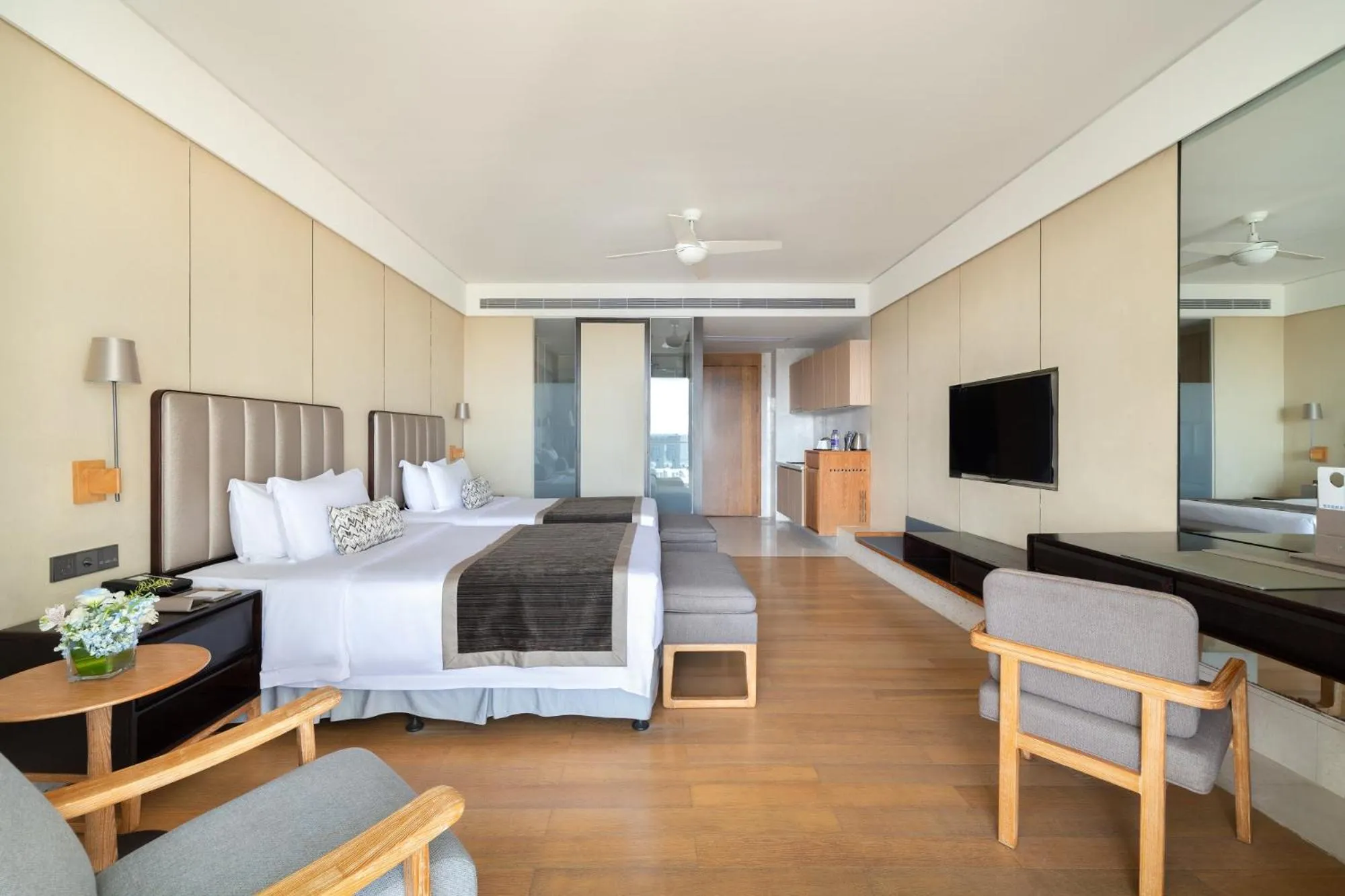 Bed in Wyndham Sanya Bay