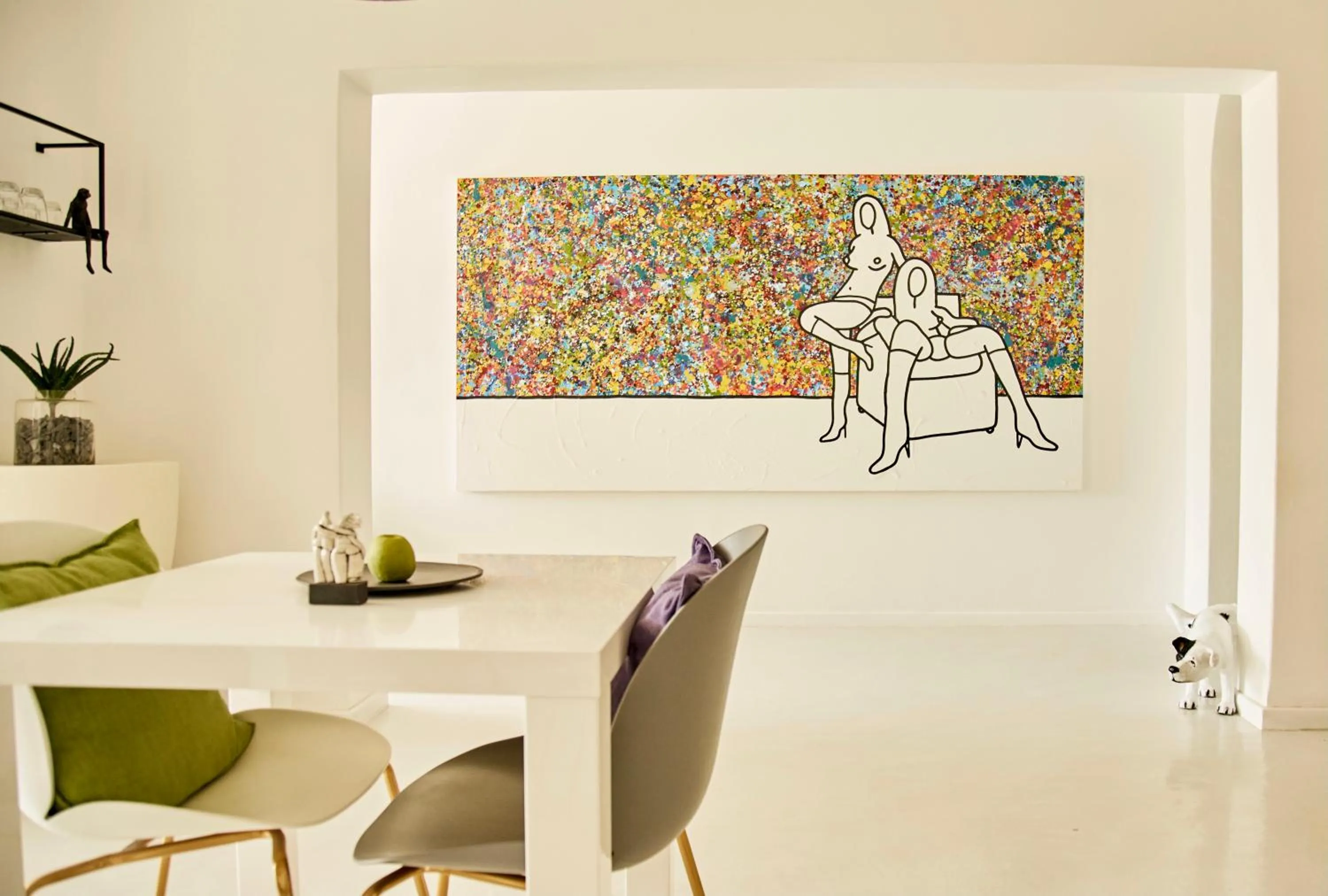 Lounge or bar in DysArt Boutique Hotel - Solar Power