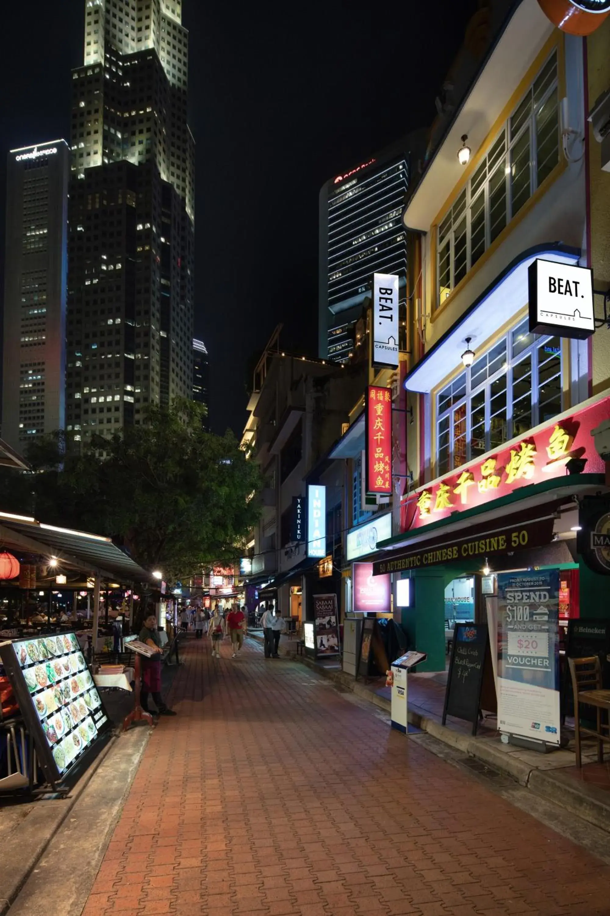 Restaurant/places to eat in BEAT. Capsule Hostel @ Boat Quay Restaurant/places to eat in BEAT. Capsule Hostel @ Boat Quay