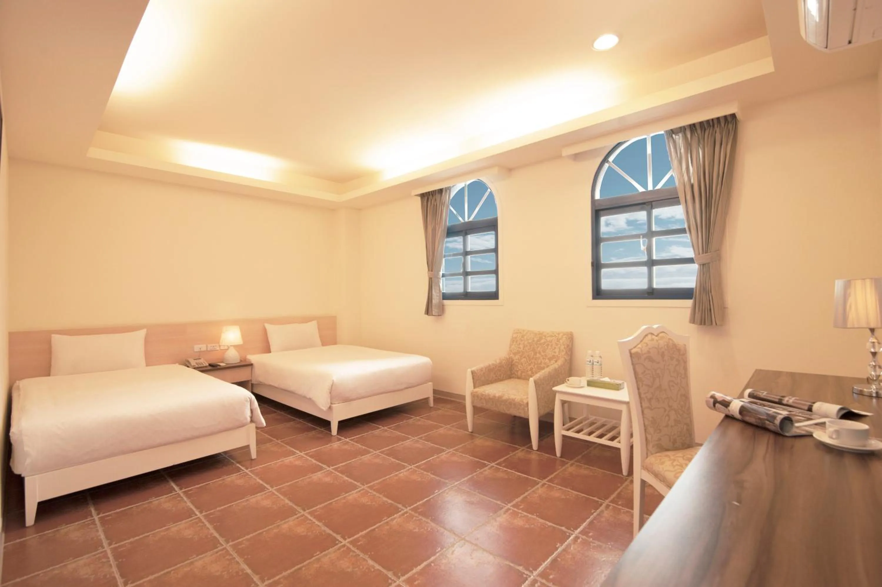 Bedroom, Bed in The Forget Worry Villa