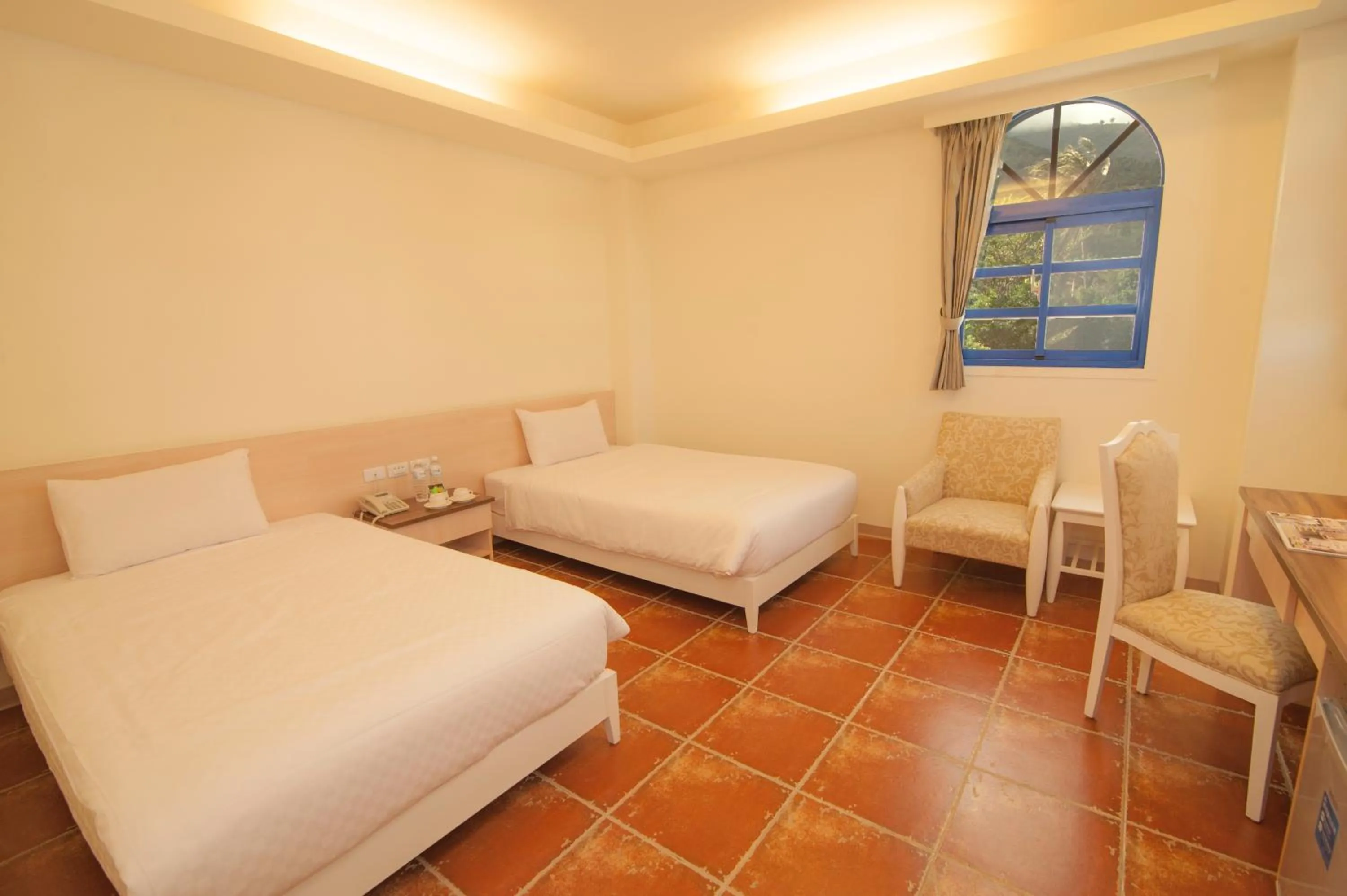 Bedroom, Bed in The Forget Worry Villa