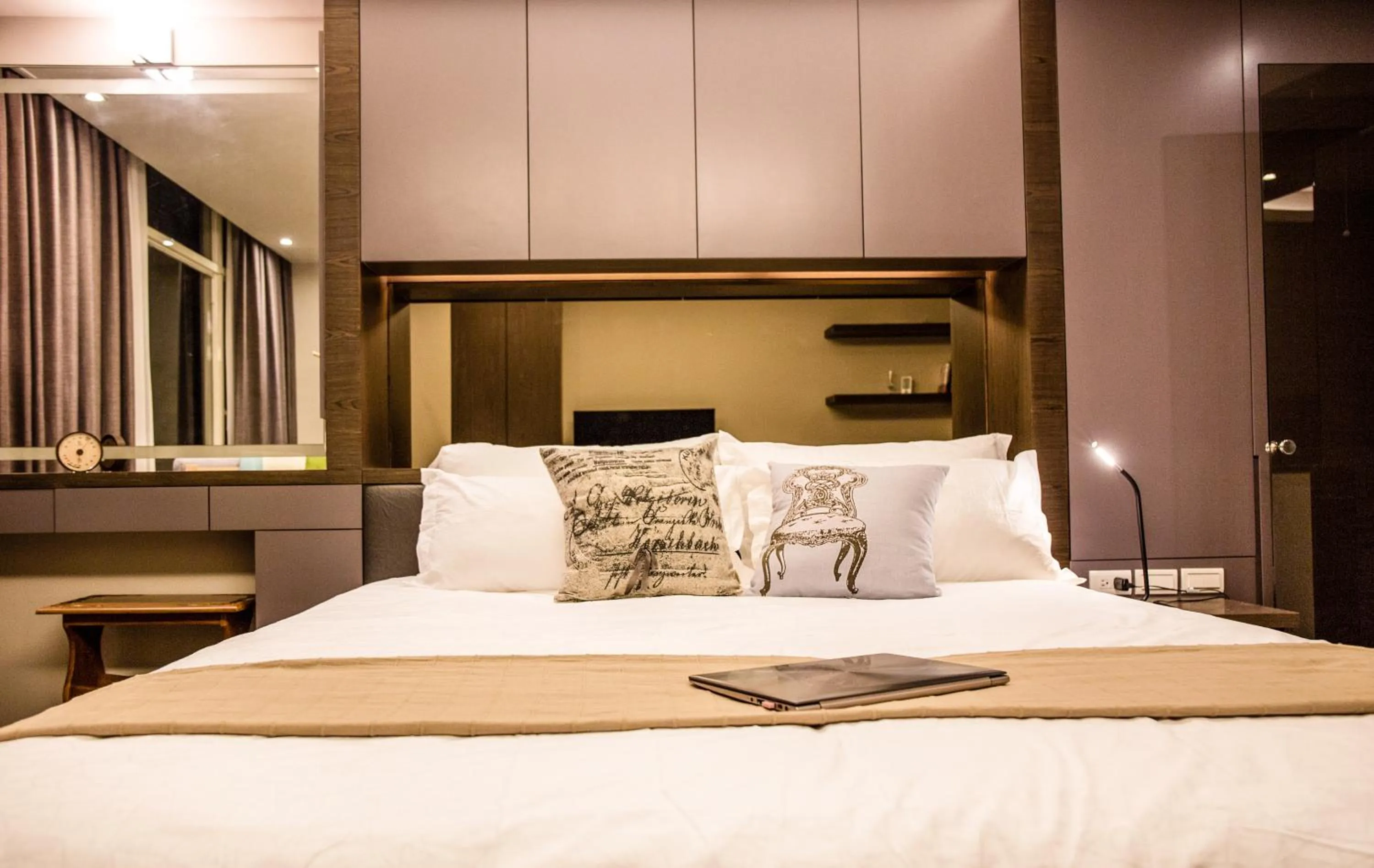 Bed in Something Easy Inn