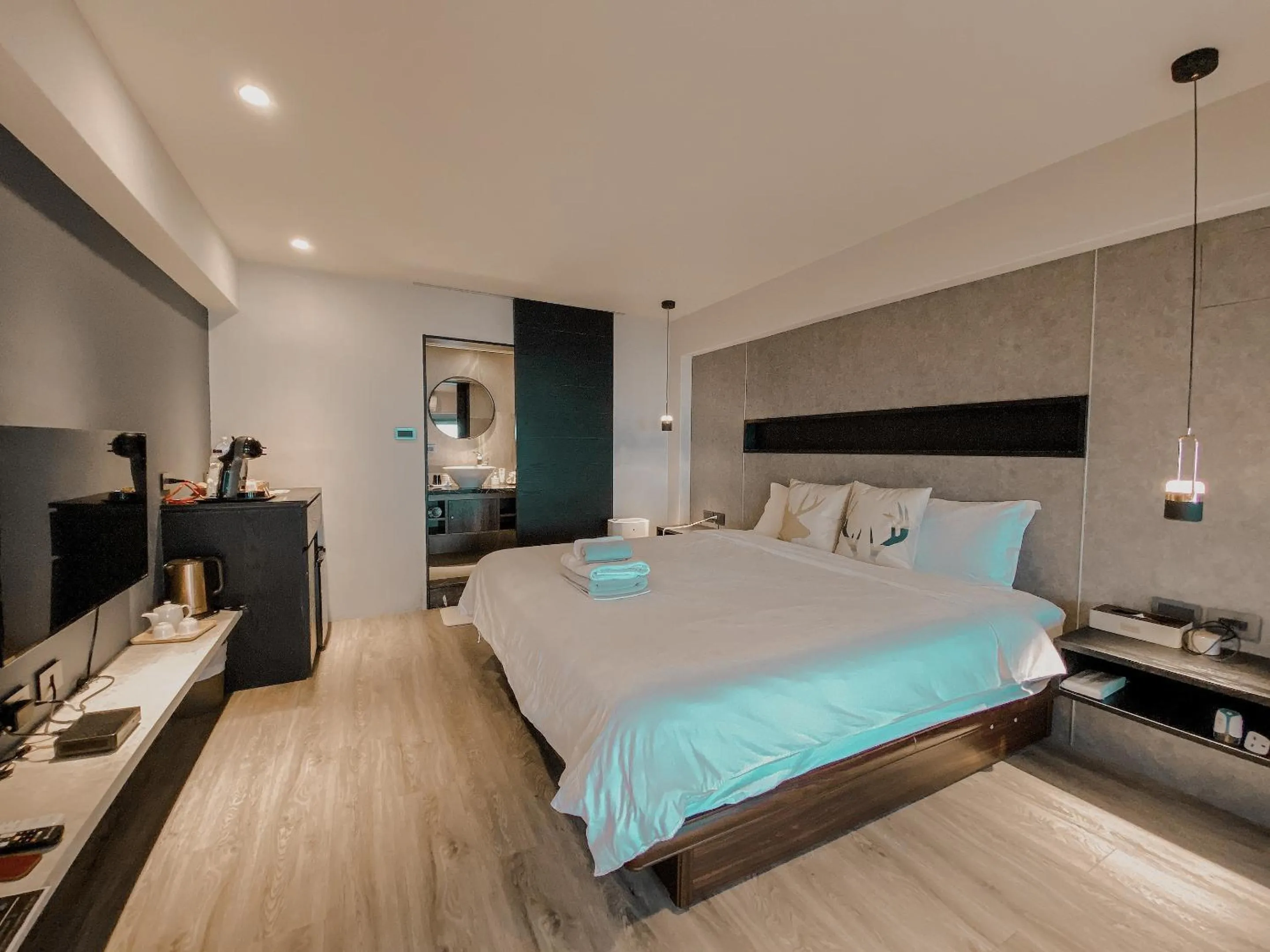 Bed in Something Easy Inn