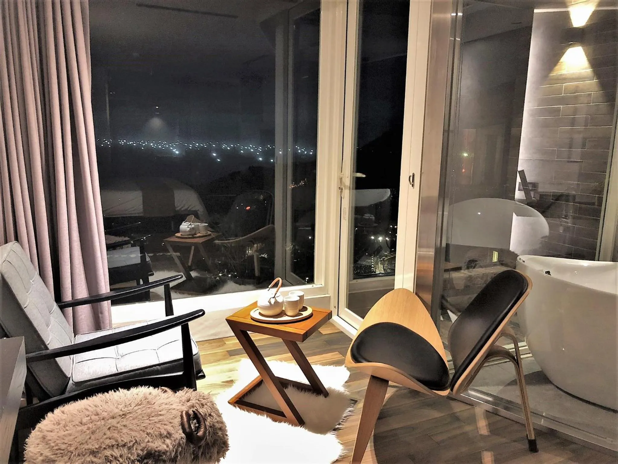 Seating area in Something Easy Inn