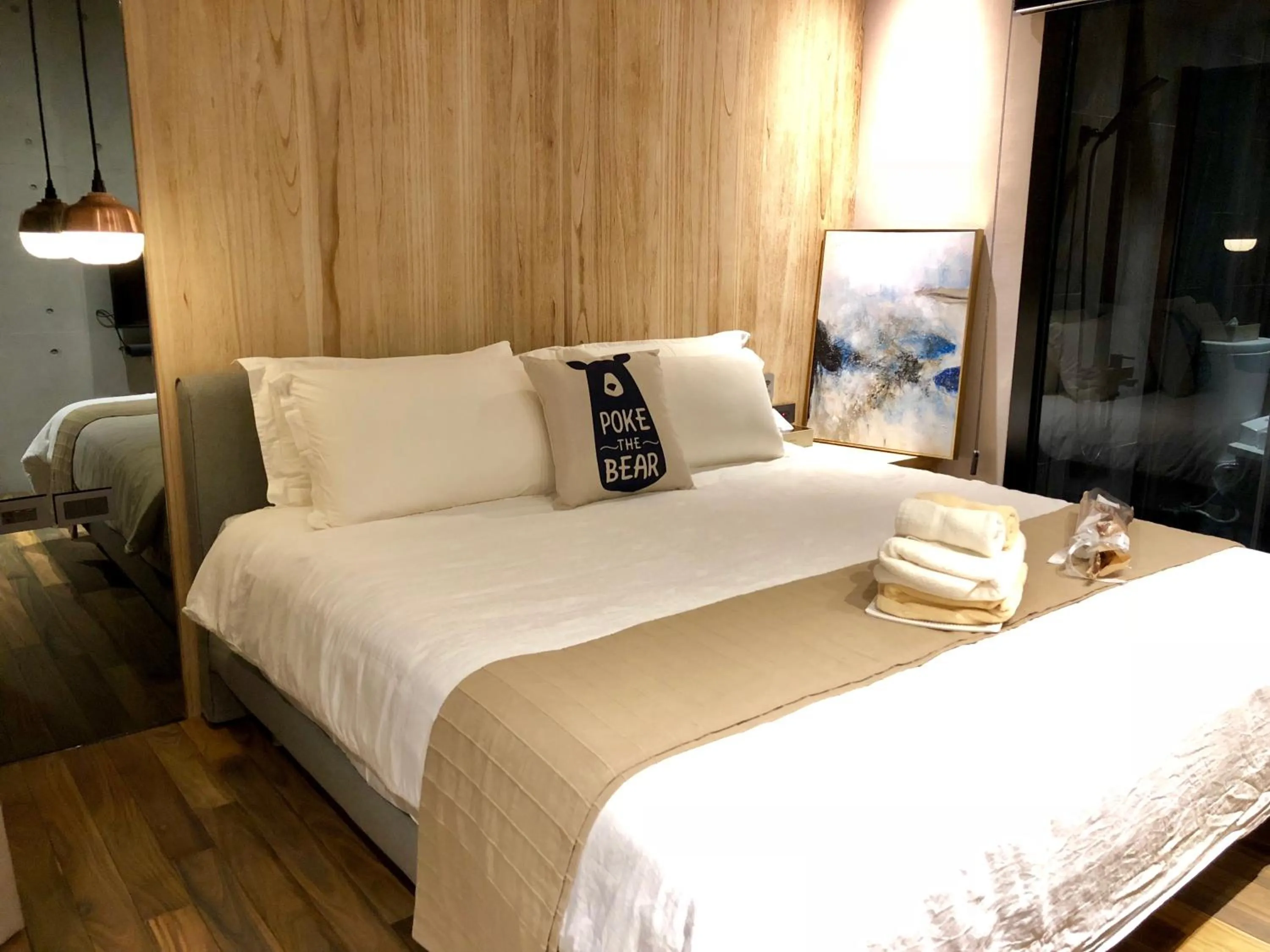 Bed in Something Easy Inn