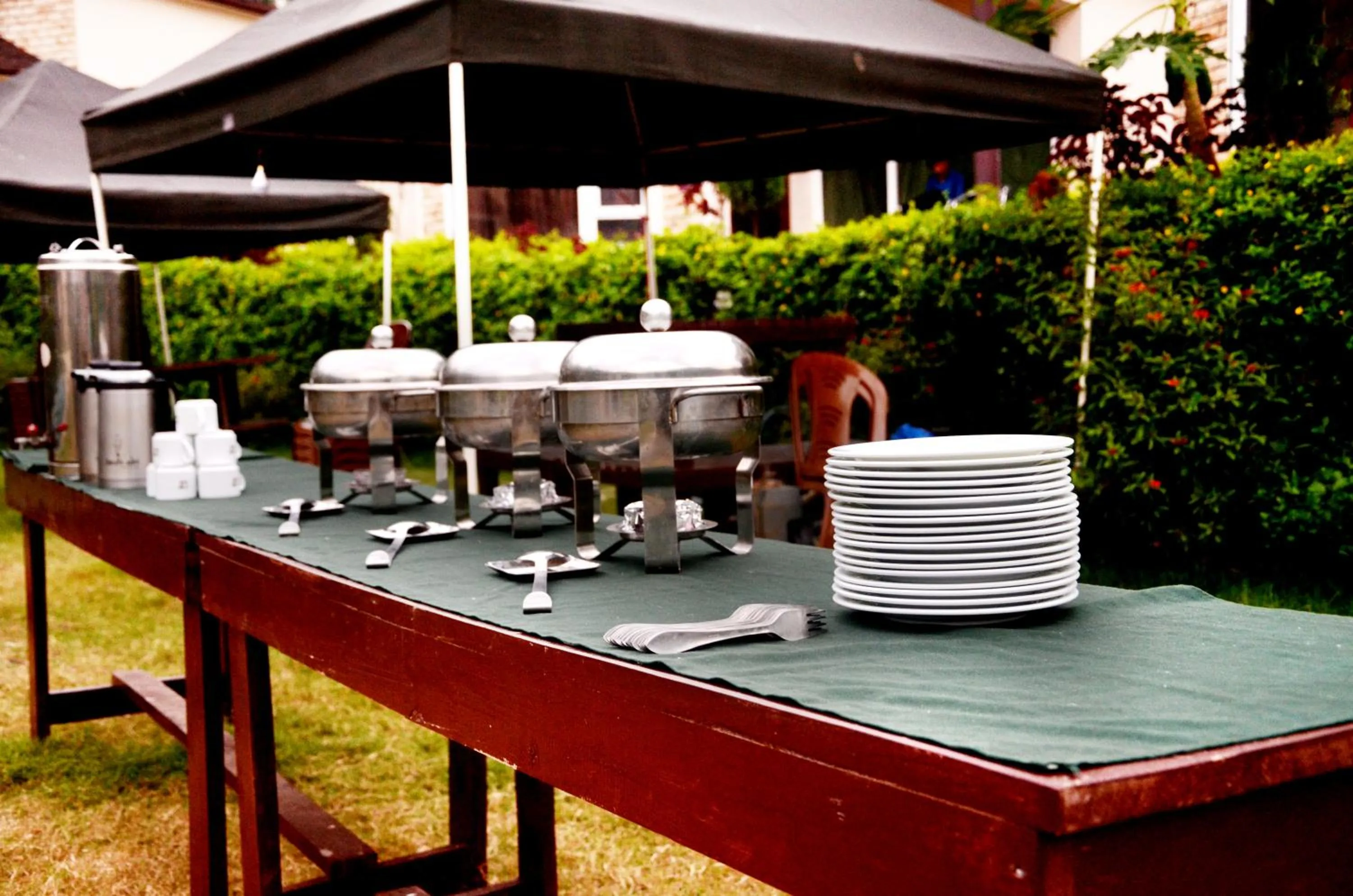 Buffet breakfast in LaTigre Resort