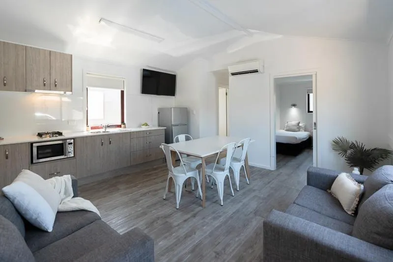 Living room in Adelaide Caravan Park - Aspen Holiday Parks