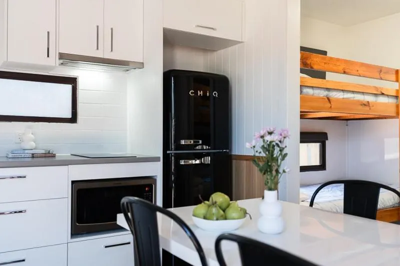 Kitchen or kitchenette in Adelaide Caravan Park - Aspen Holiday Parks