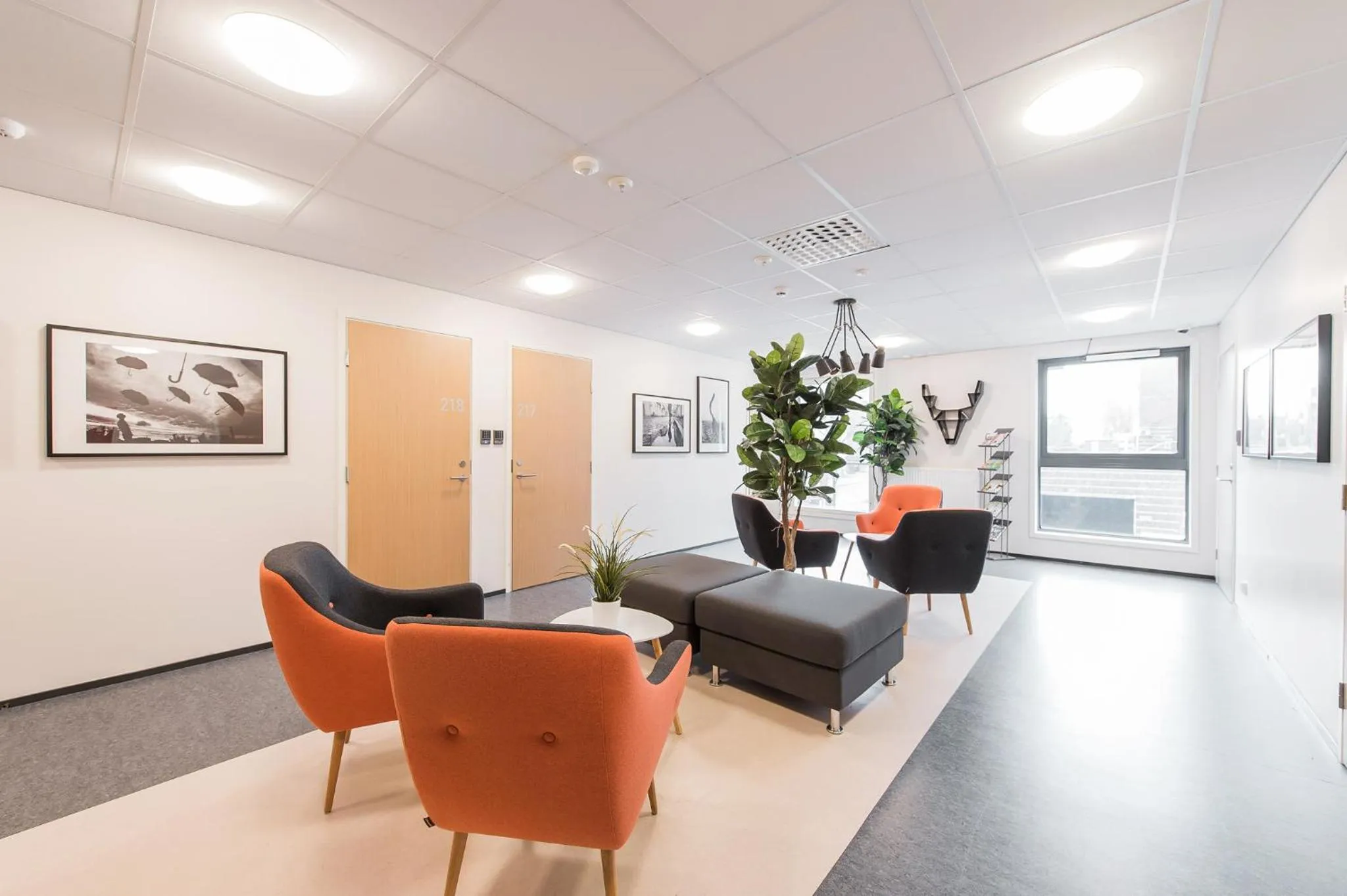 Seating area in Forenom Aparthotel Espoo Leppävaara