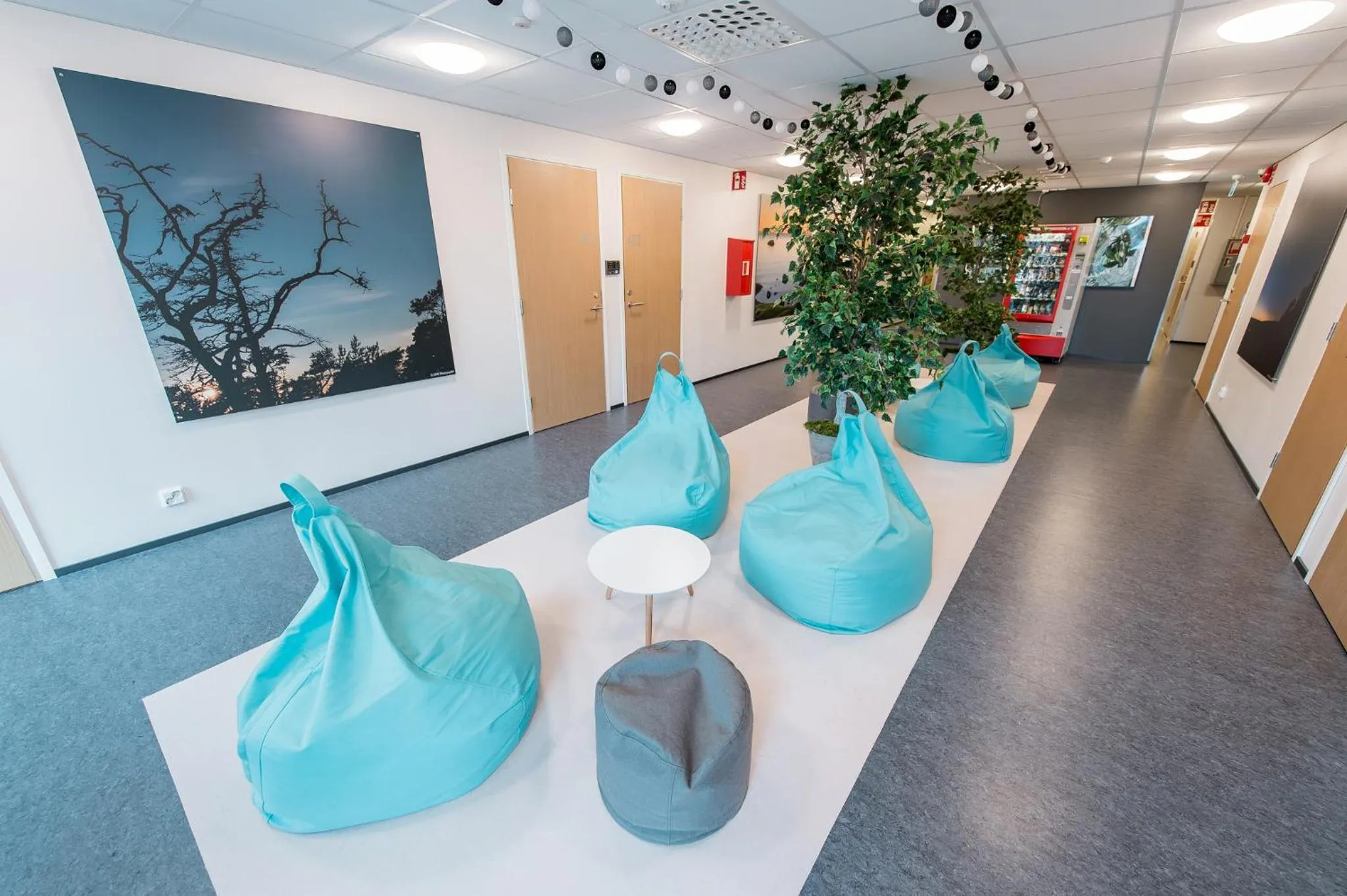 Communal lounge/ TV room in Forenom Aparthotel Espoo Leppävaara