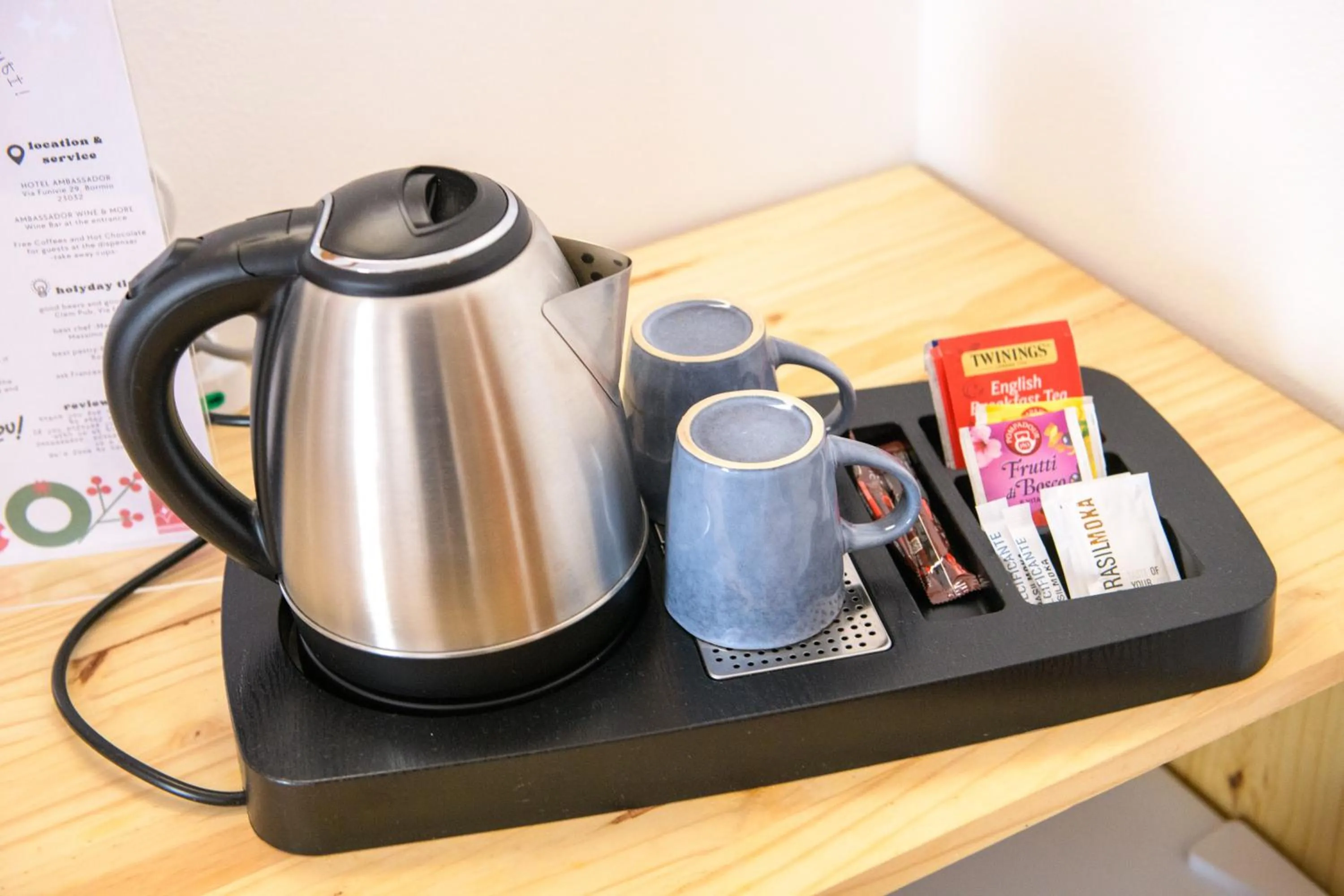 Coffee/tea facilities in Hotel Ambassador Bormio