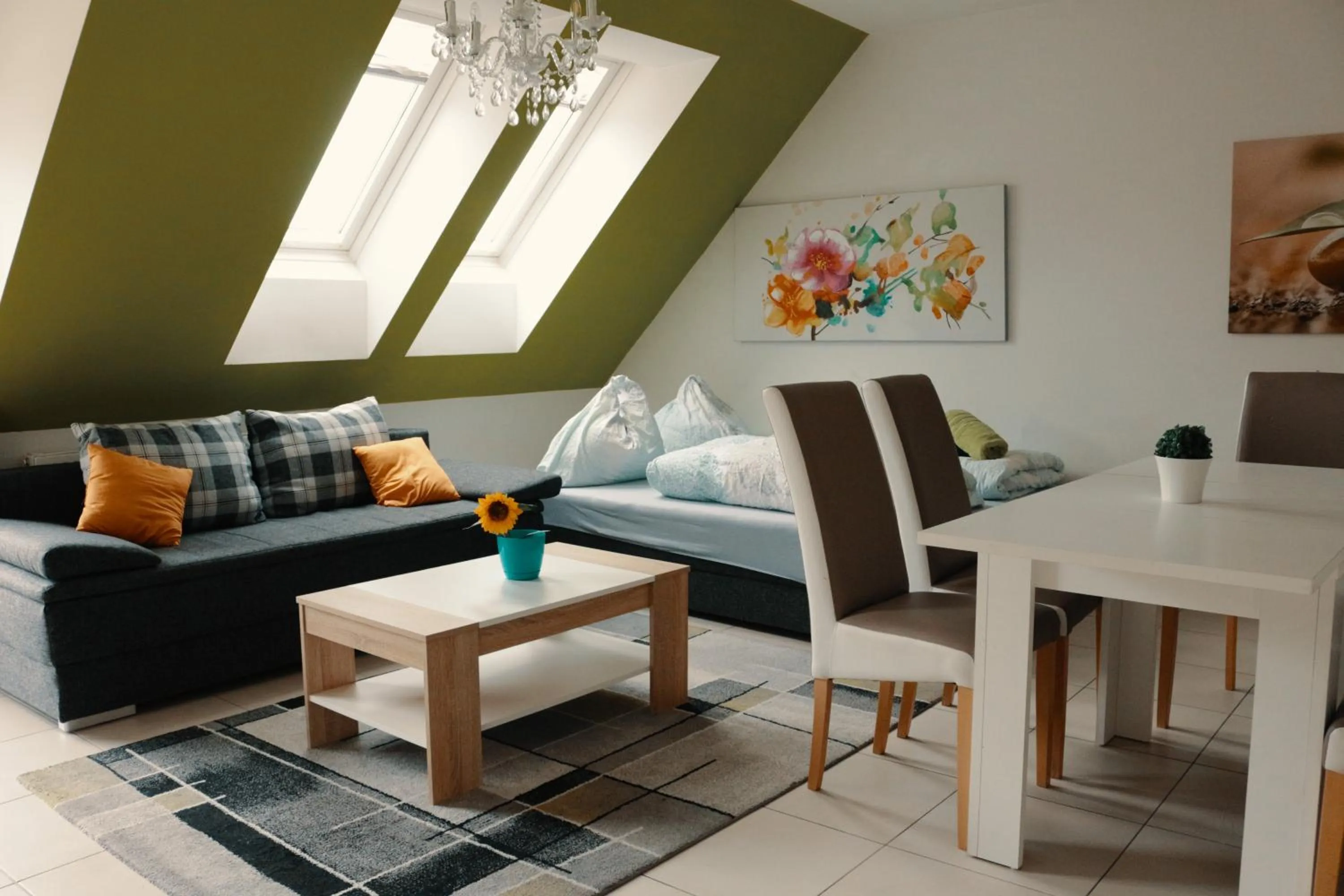 Living room in Vienna Airport Residences