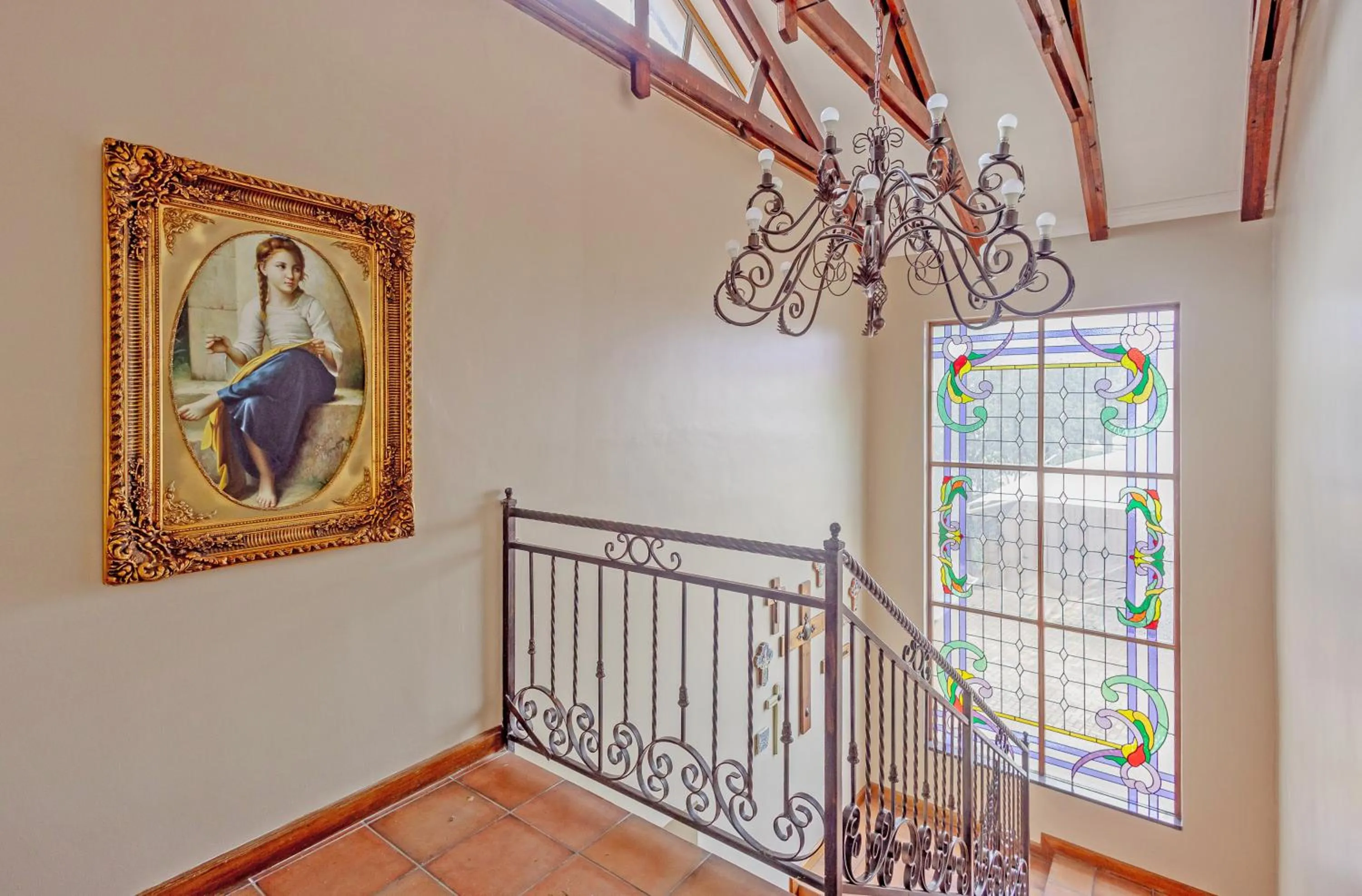 Decorative detail in Sunward Park Guest House & Conference Center