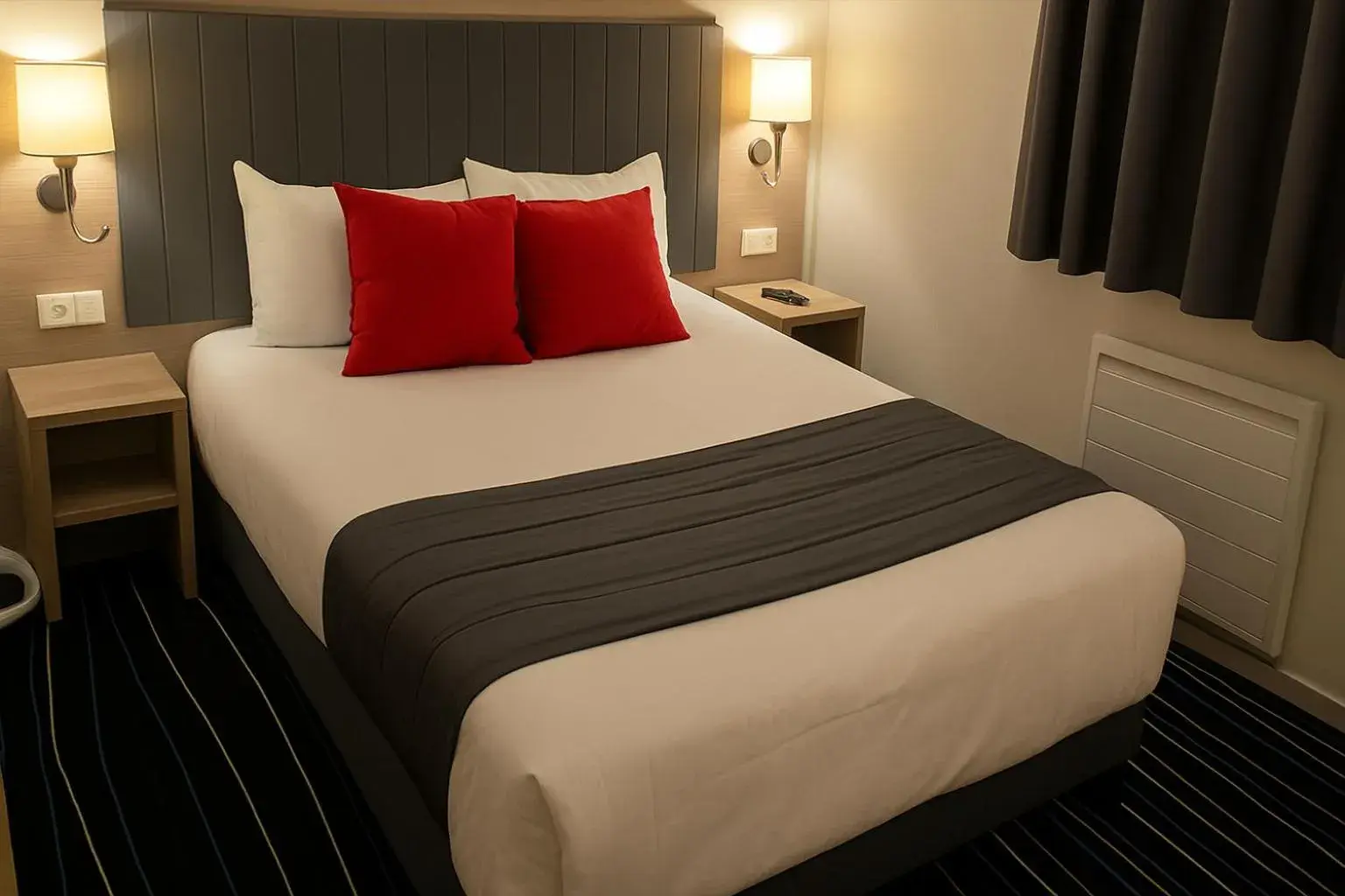 Bed in The Originals City, Marne-la-Vallée Est, Meaux ,GLASSY HOTEL Bed in The Originals City, Marne-la-Vallée Est, Meaux ,GLASSY HOTEL