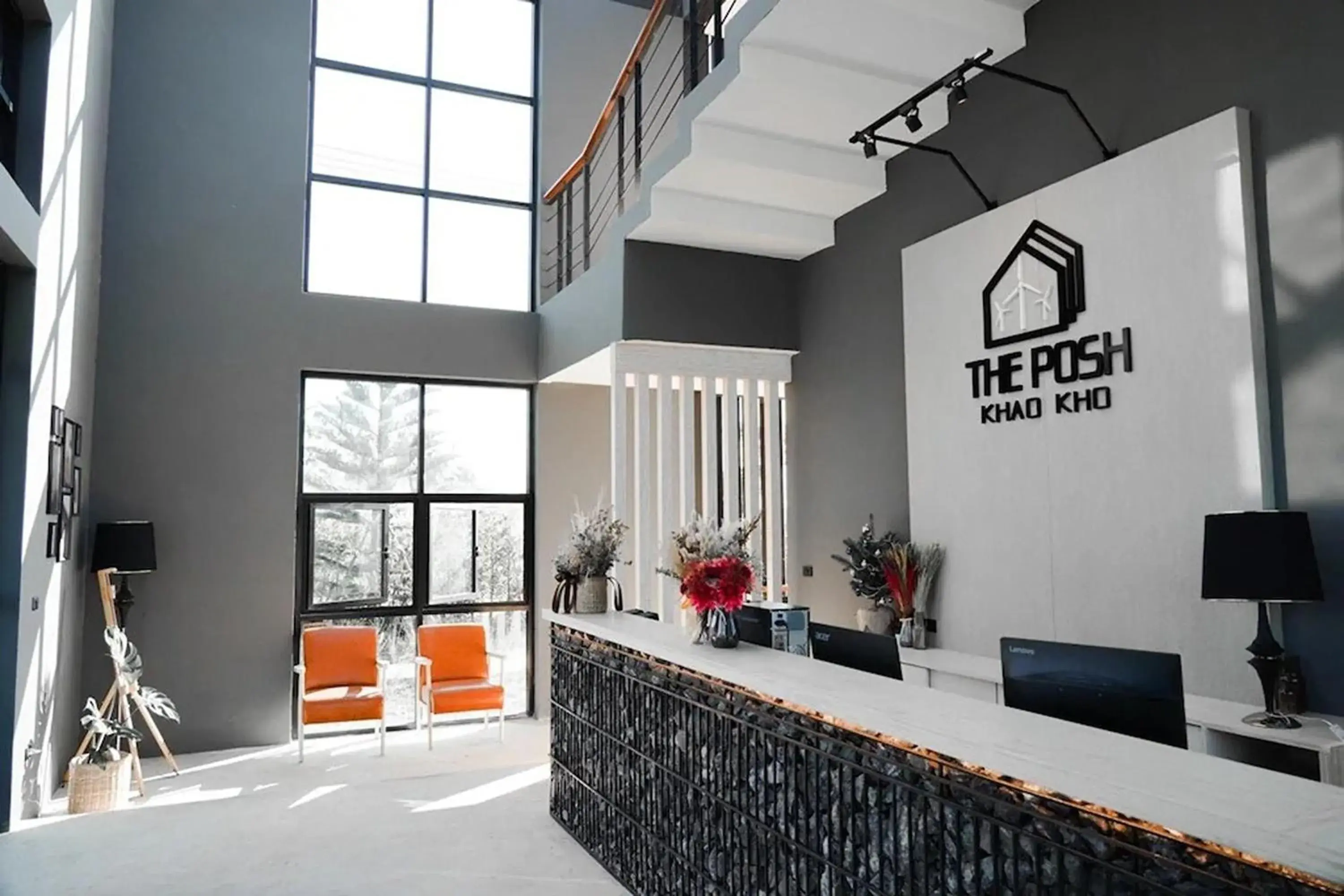 Lobby or reception in The Posh Khao Kho Lobby or reception in The Posh Khao Kho