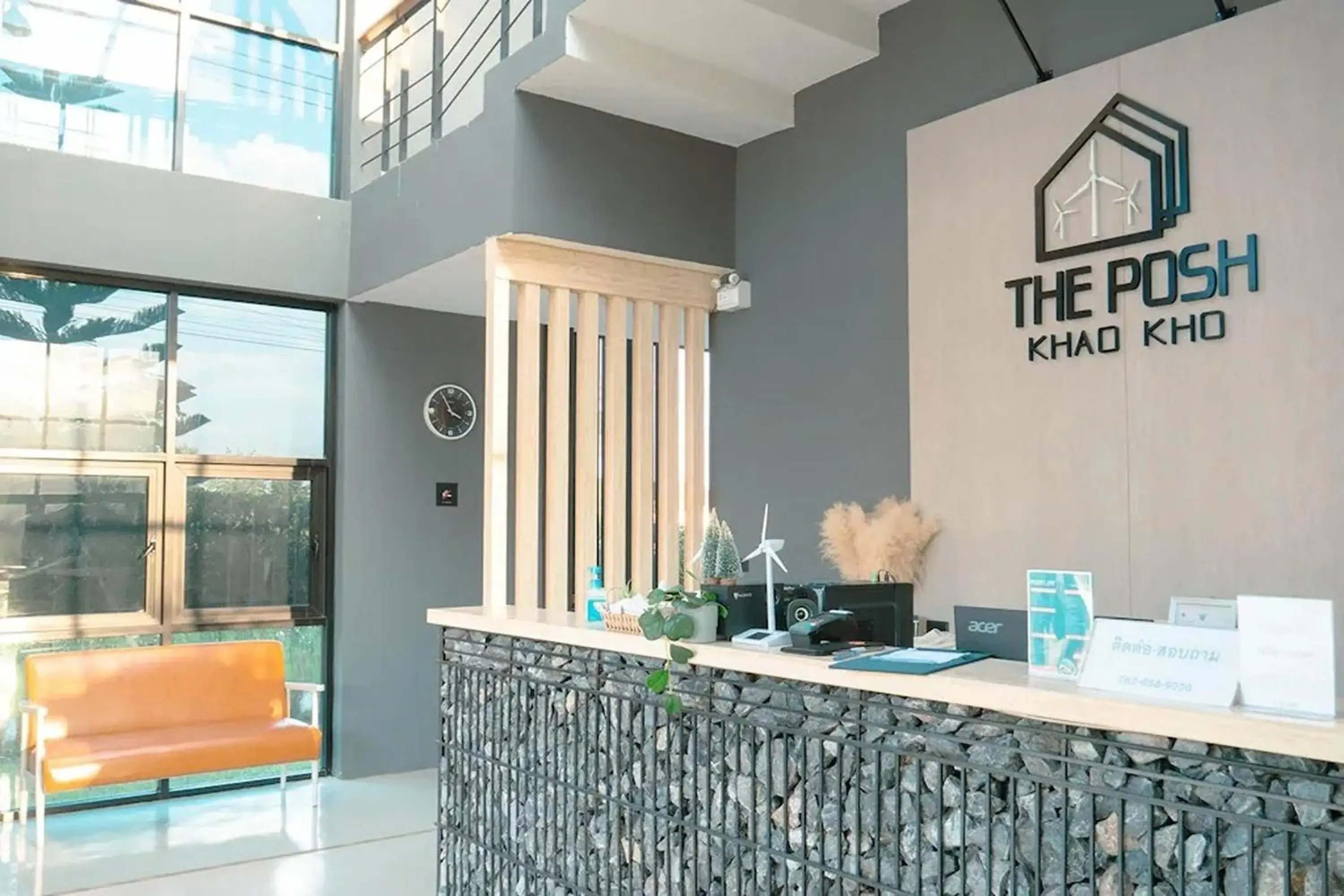 Lobby or reception in The Posh Khao Kho Lobby or reception in The Posh Khao Kho