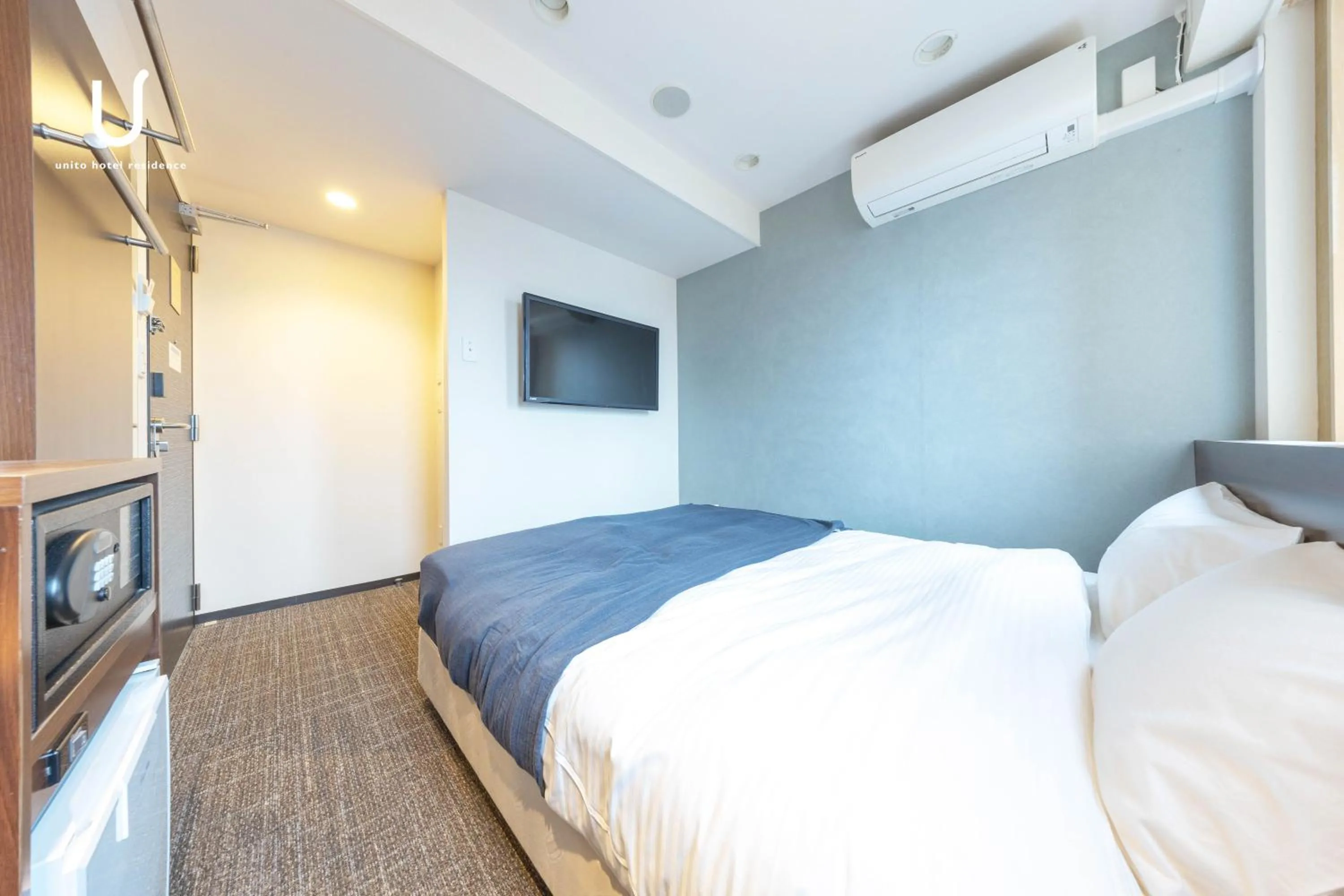 Bed in unito hotel residence Kyoto Station North