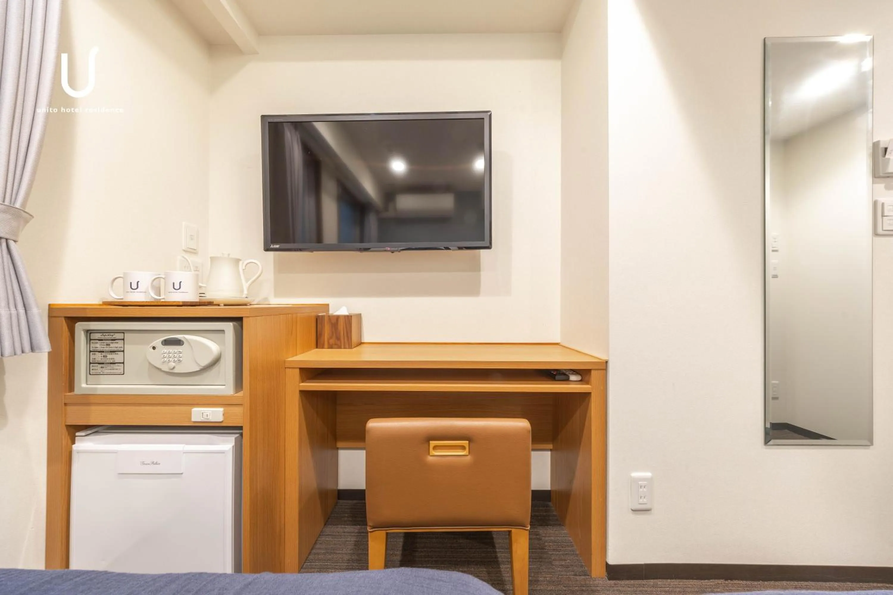 Photo of the whole room in unito hotel residence Kyoto Station North