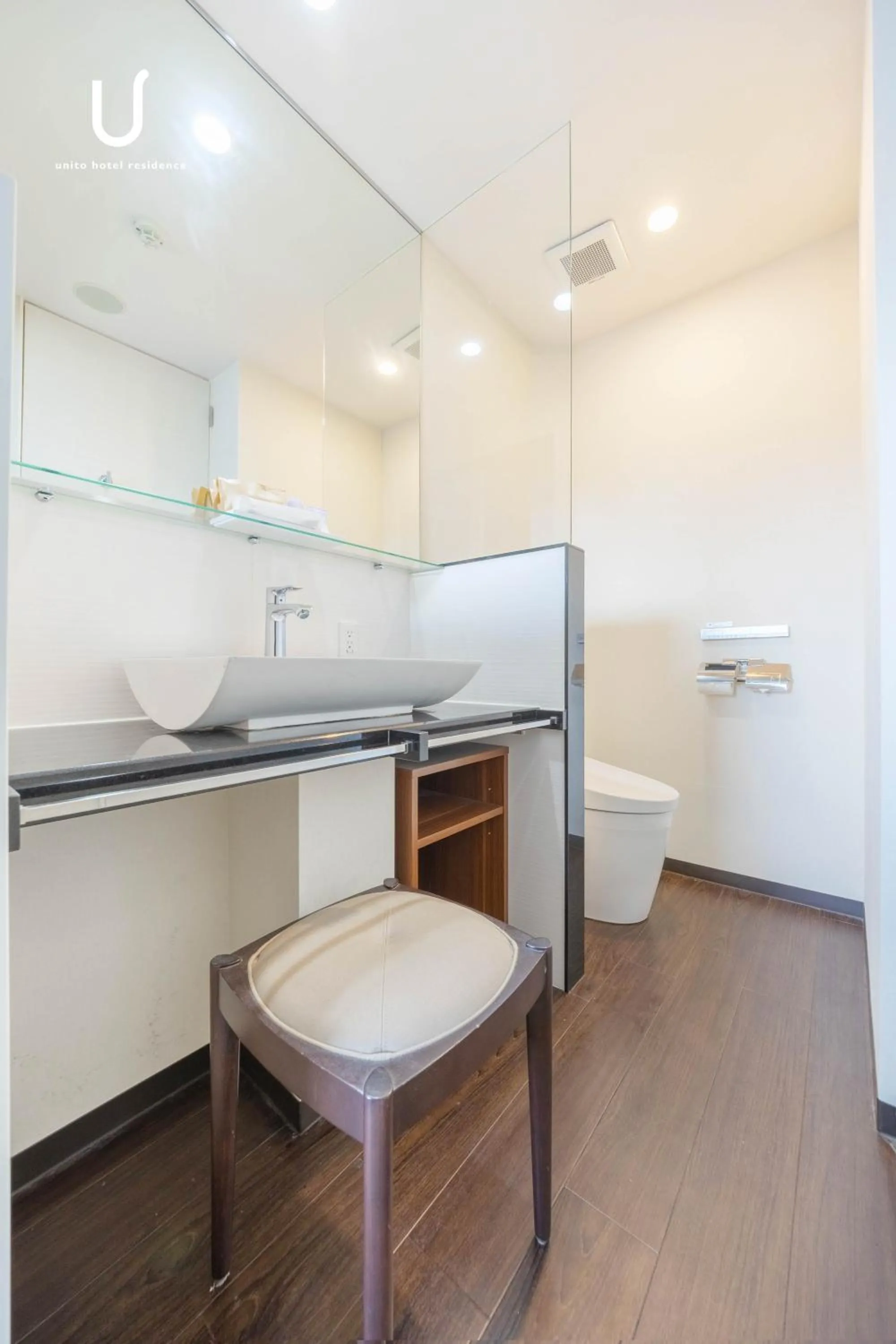 Toilet in unito hotel residence Kyoto Station North