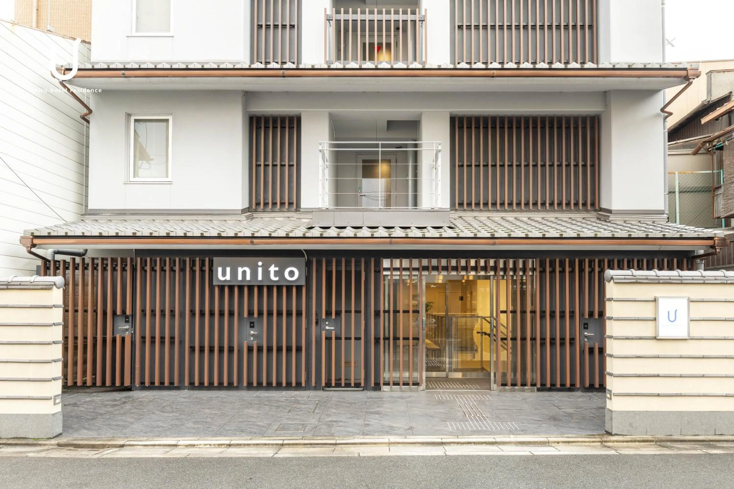 Property building in unito hotel residence Kyoto Station North