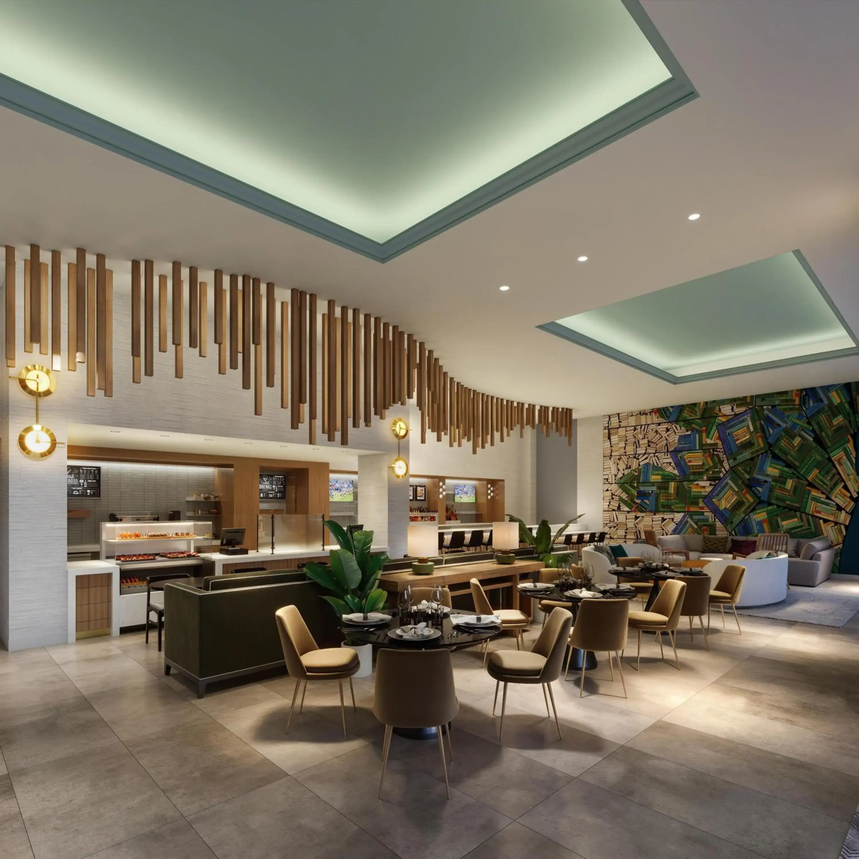 Lobby or reception in Tempo By Hilton Nashville Midtown Lobby or reception in Tempo By Hilton Nashville Midtown