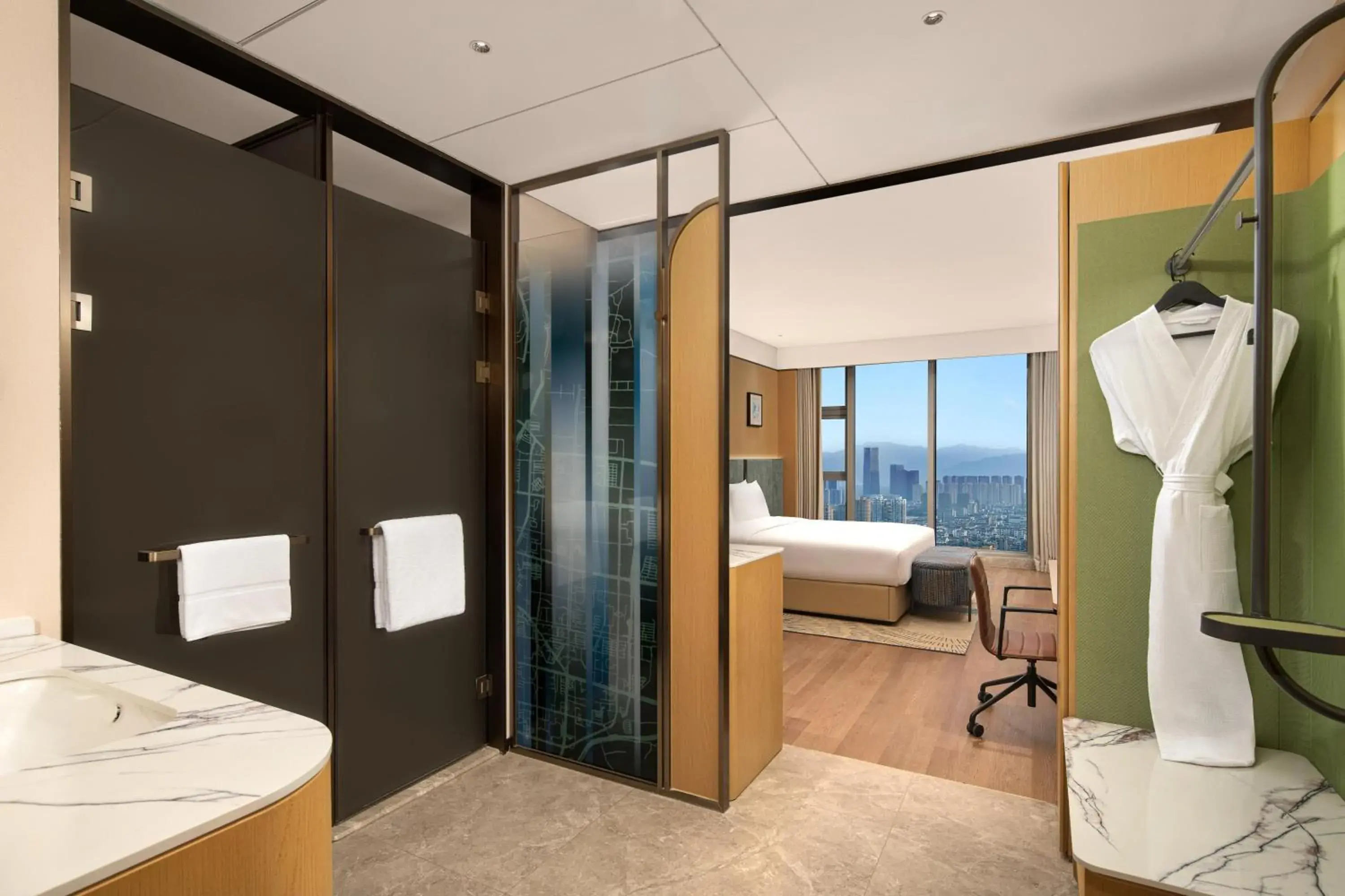 Deluxe King Room in Hilton Garden Inn Hangzhou Fuyang Fuchun Deluxe King Room in Hilton Garden Inn Hangzhou Fuyang Fuchun