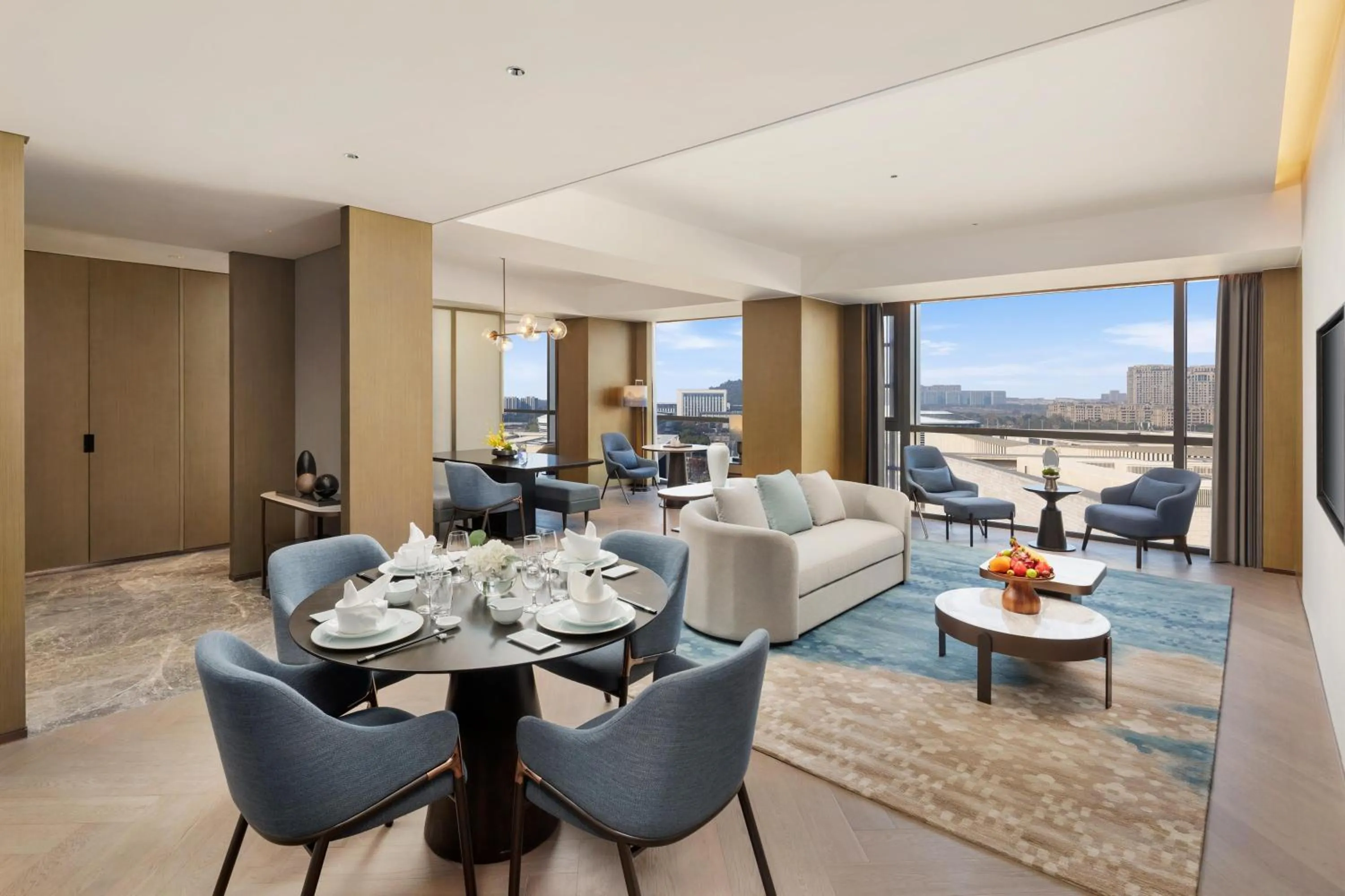 Living room in Hilton Shaoxing Hotel And Residences