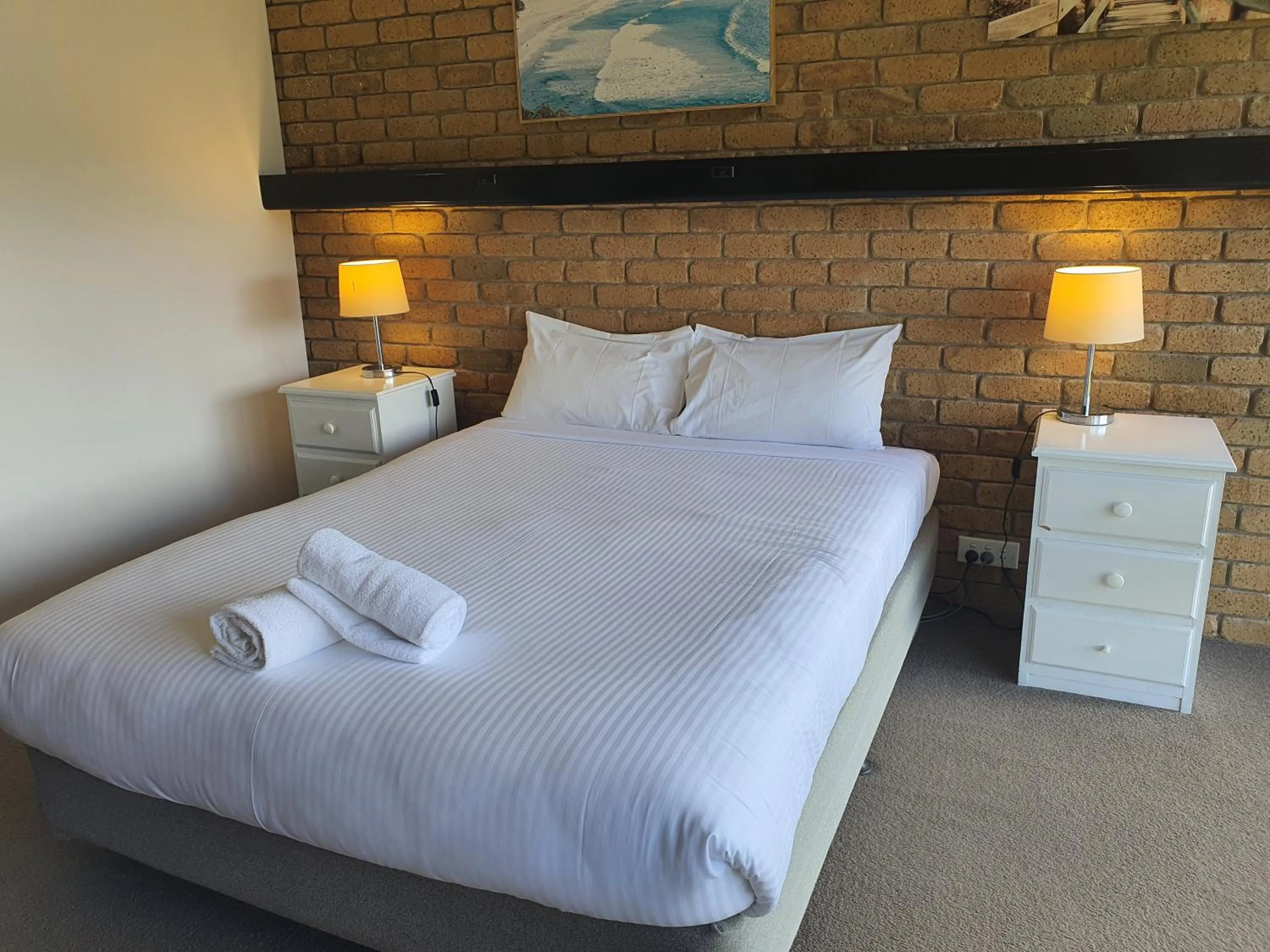 Bed in Bellbrae Motel