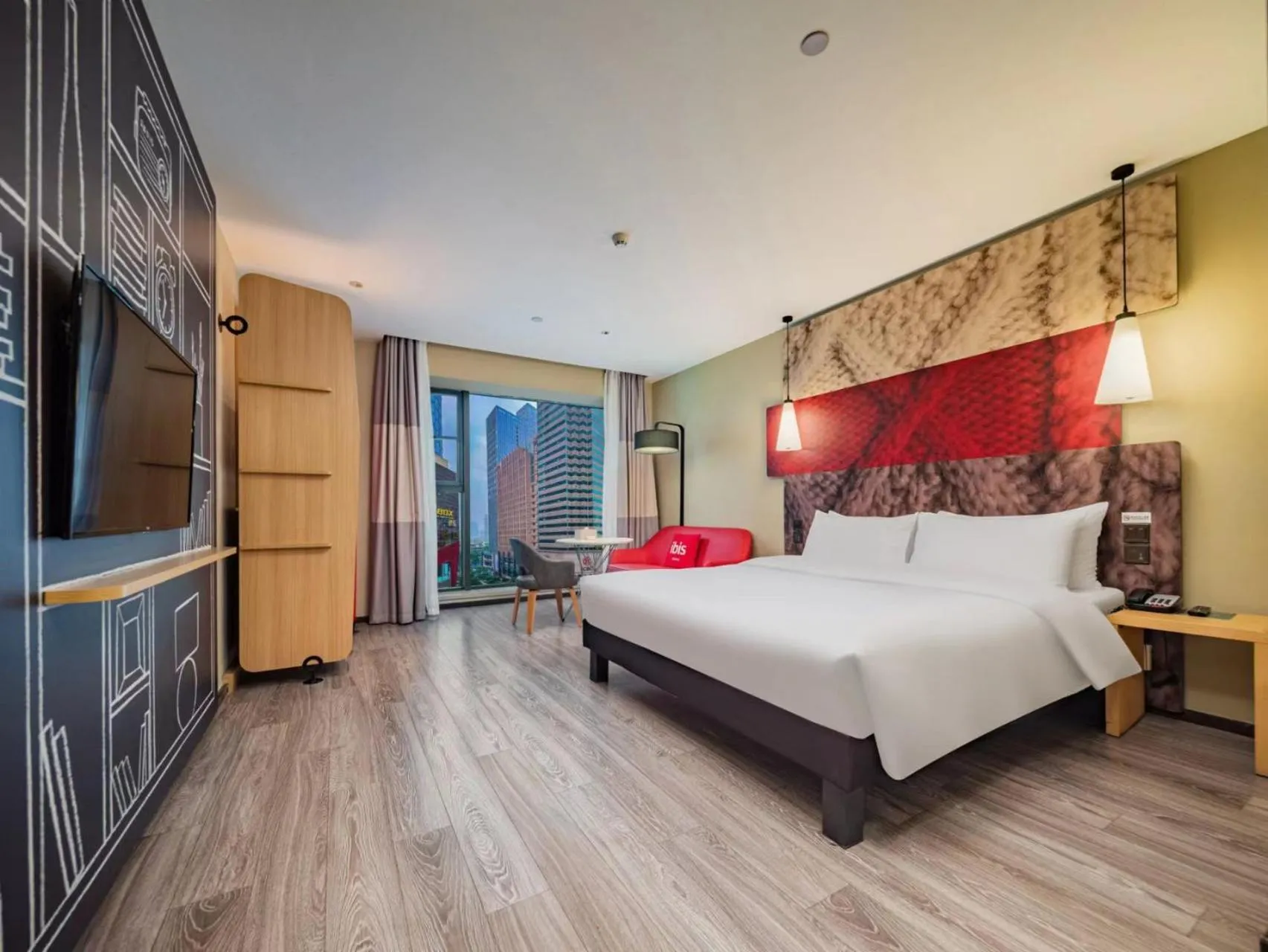 Bed in Ibis Chengdu Taikoo Li Chunxi Road