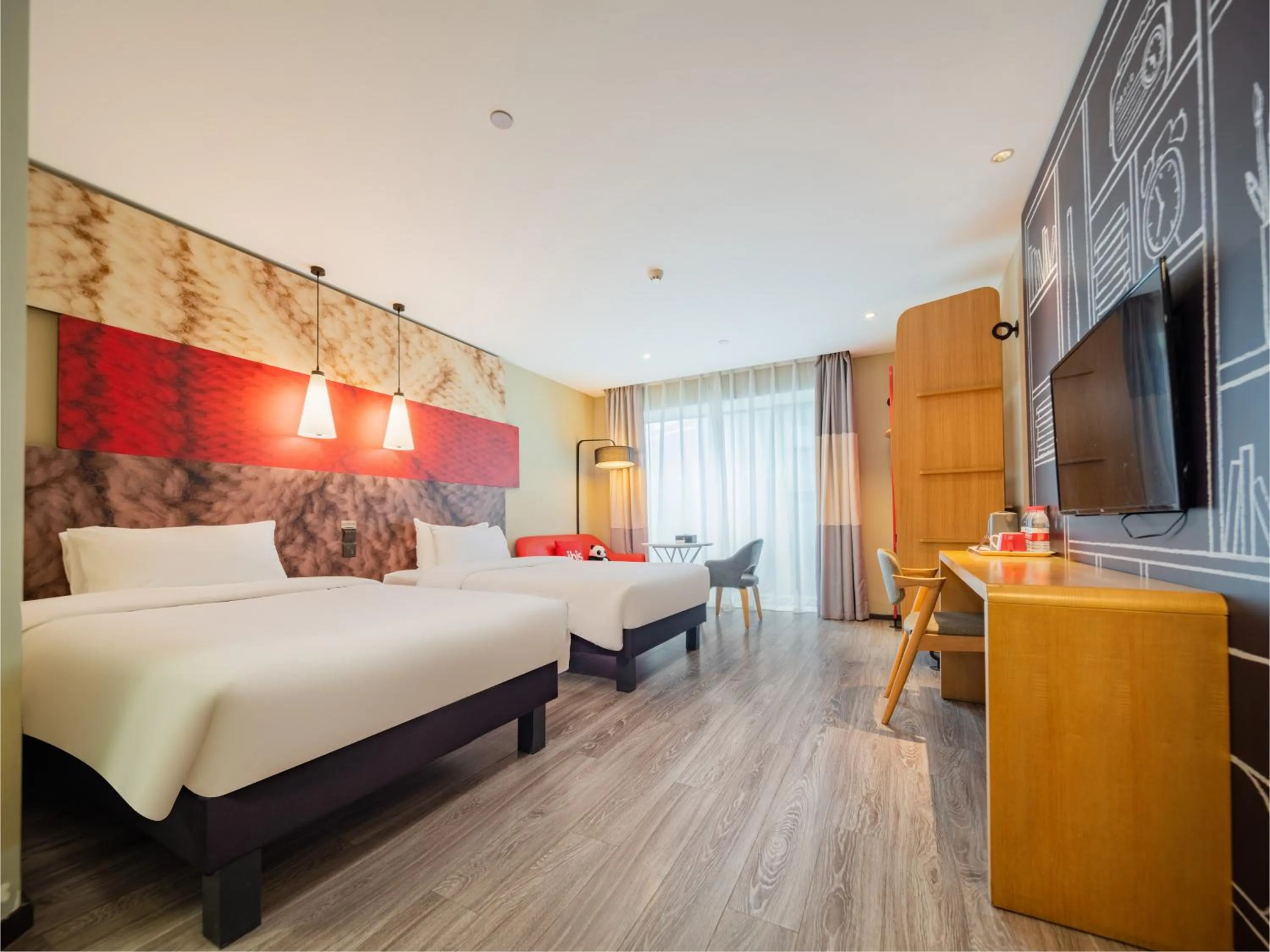 Bed in Ibis Chengdu Taikoo Li Chunxi Road