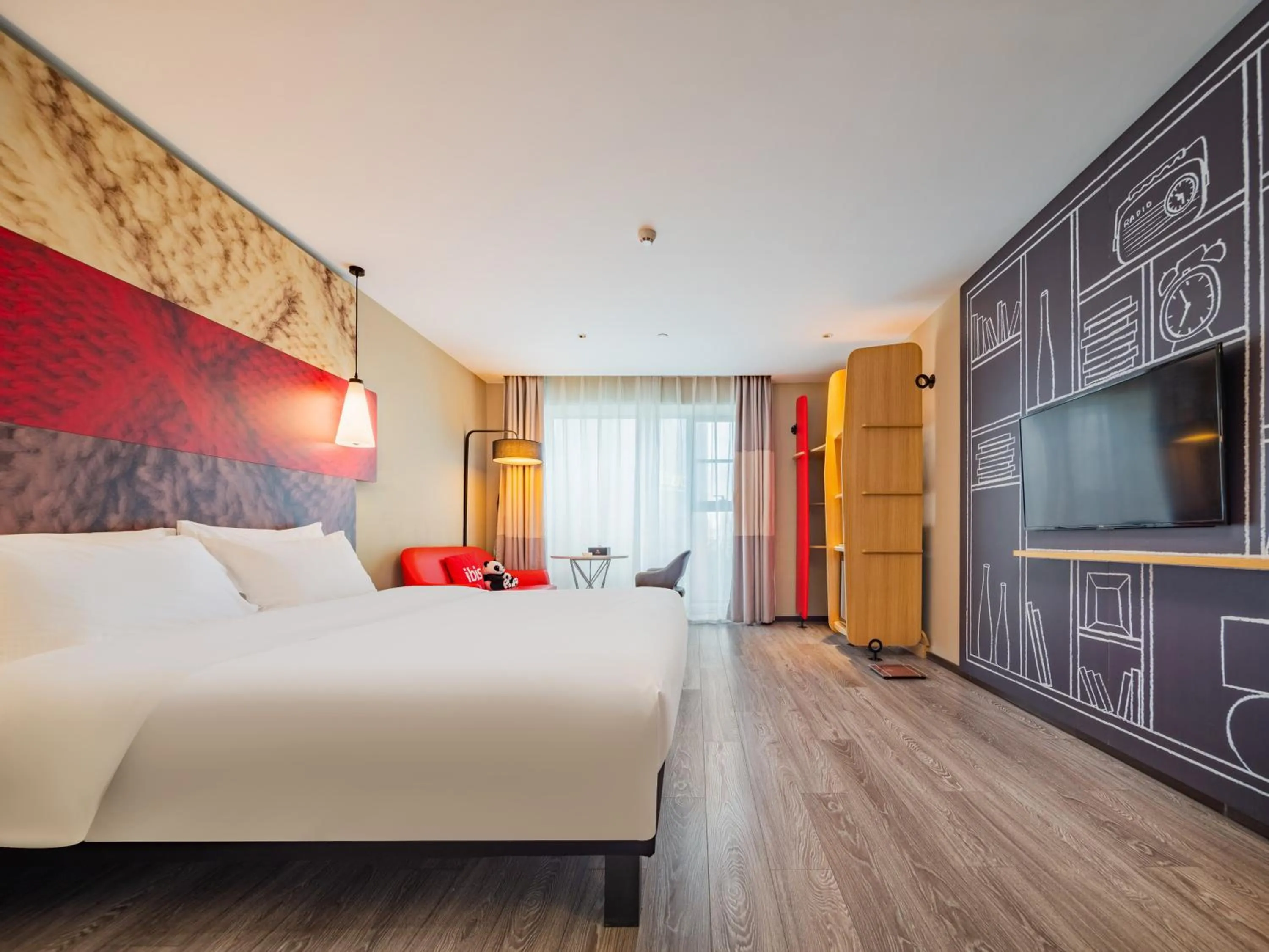 Bed in Ibis Chengdu Taikoo Li Chunxi Road