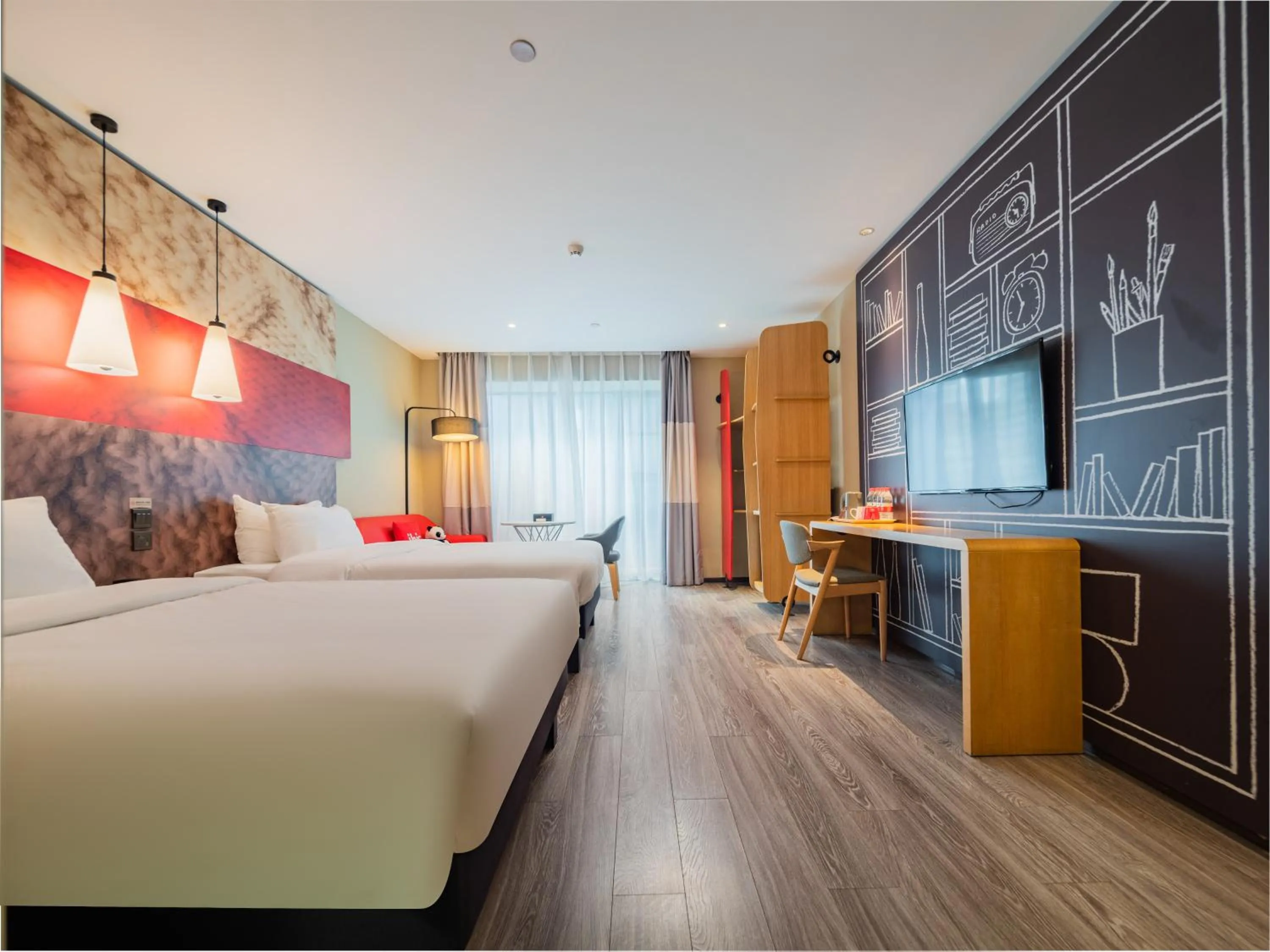 Bed in Ibis Chengdu Taikoo Li Chunxi Road