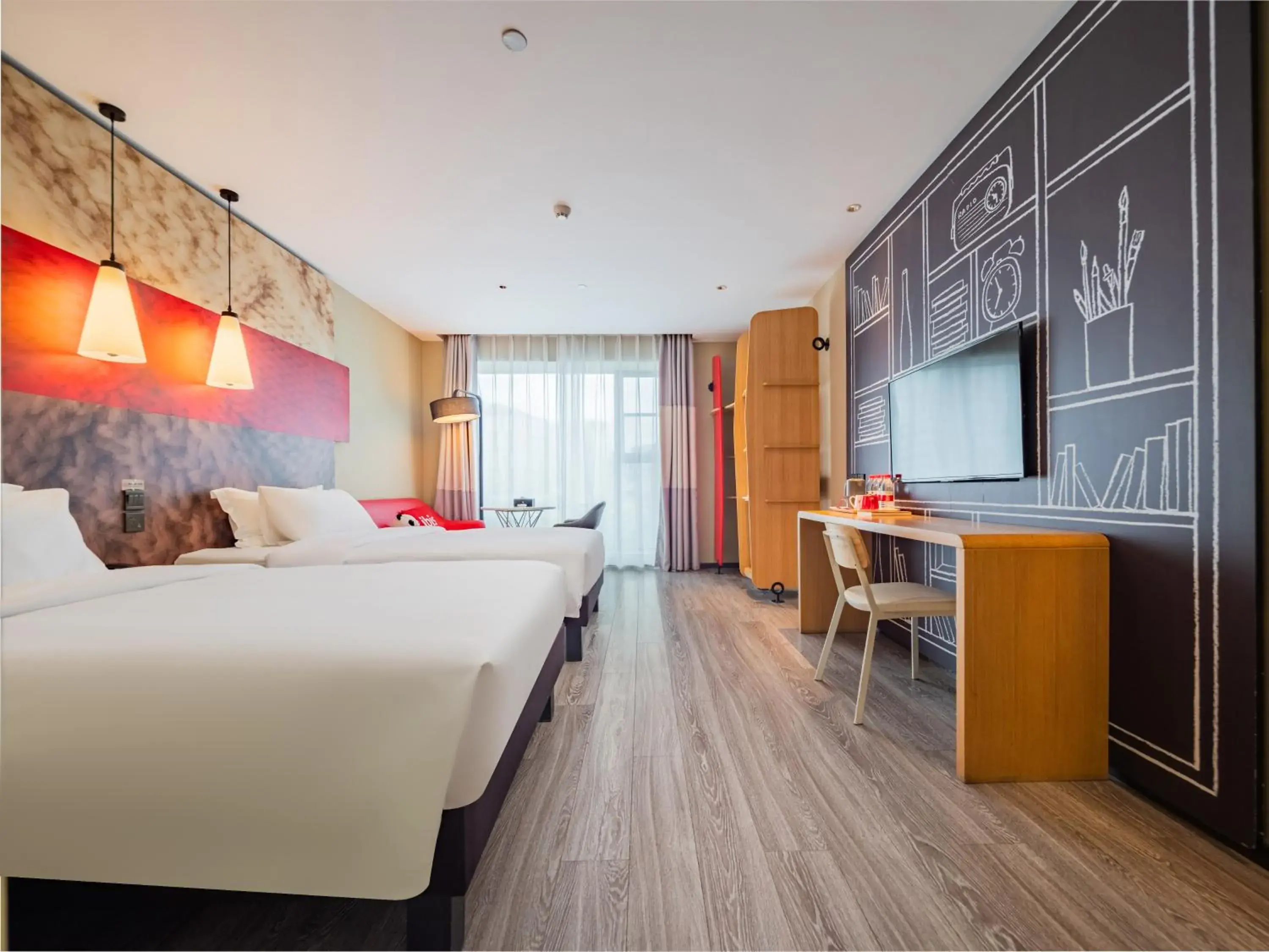 Twin Room in Ibis Chengdu Taikoo Li Chunxi Road Twin Room in Ibis Chengdu Taikoo Li Chunxi Road